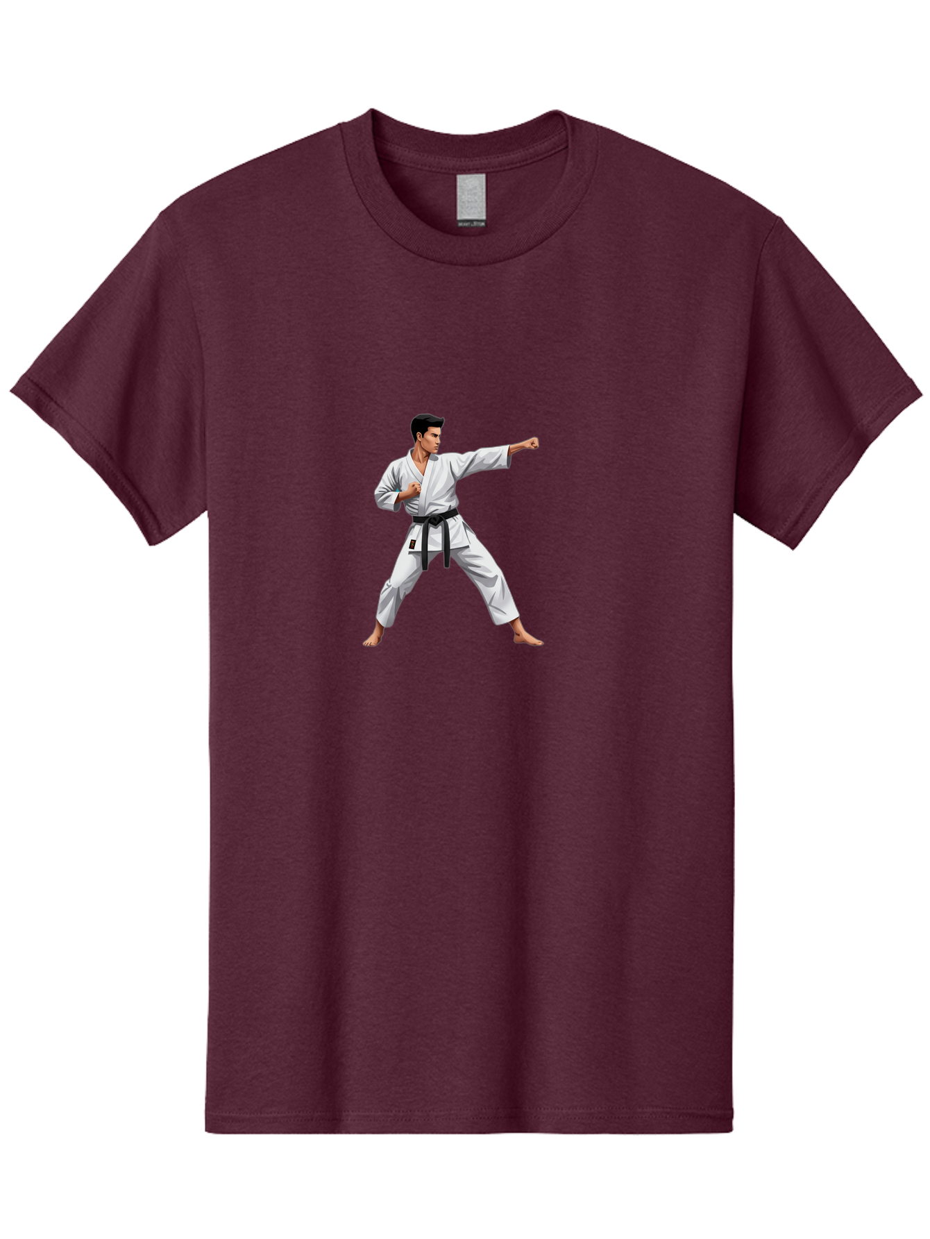 Man-In-Karate-Pose Men'S Graphic Tee, 100% Cotton, Comfortable Casual Summer Wear, Machine Washable, Vintage Camera, Old Camera, Antique Camera, Black Camera, Classic Photography, Photography Equipment, Nostalgic Device, Film Camera, Bag745