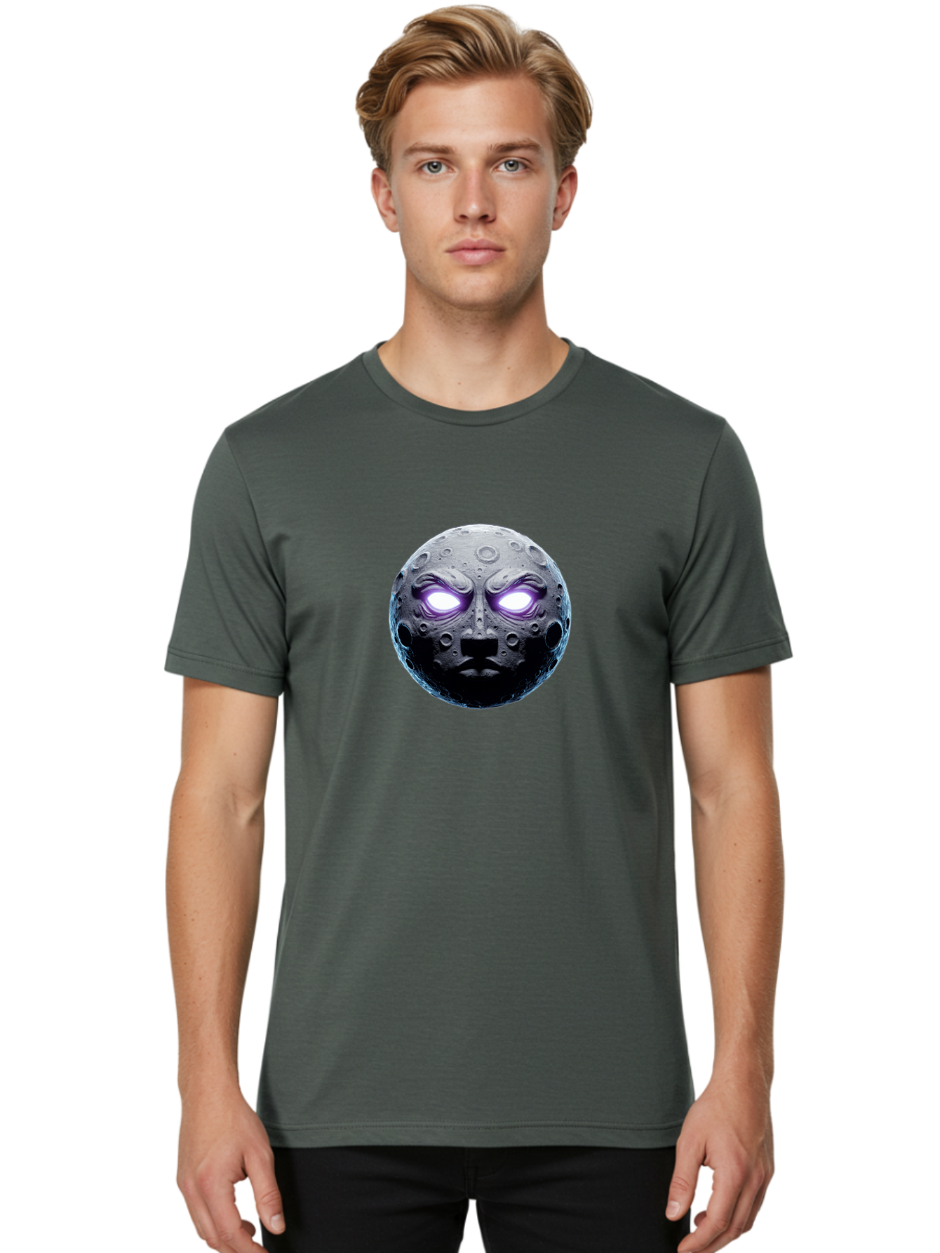 Man-In-The-Moon Men'S Graphic Tee, 100% Cotton, Comfortable Casual Summer Wear, Machine Washable, Vintage Camera, Old Camera, Antique Camera, Black Camera, Classic Photography, Photography Equipment, Nostalgic Device, Film Camera, Camera Art Bag746