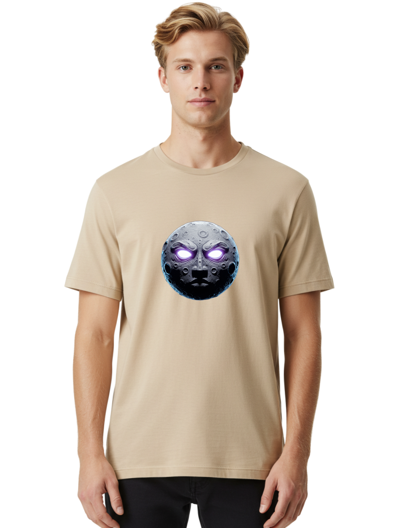 Man-In-The-Moon Men'S Graphic Tee, 100% Cotton, Comfortable Casual Summer Wear, Machine Washable, Vintage Camera, Old Camera, Antique Camera, Black Camera, Classic Photography, Photography Equipment, Nostalgic Device, Film Camera, Camera Art Bag746