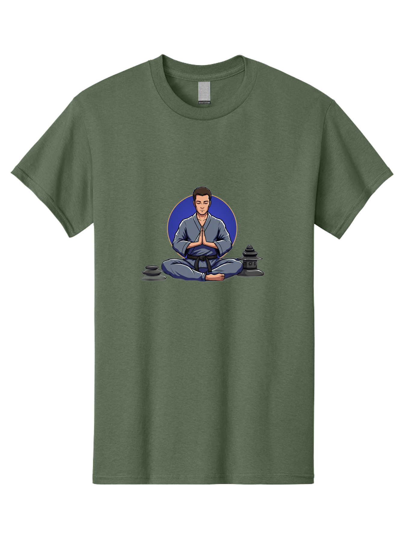 Man-Meditating Men'S Graphic Tee, 100% Cotton, Comfortable Casual Summer Wear, Machine Washable, Vintage Camera, Old Camera, Antique Camera, Black Camera, Classic Photography, Photography Equipment, Nostalgic Device, Film Camera, Camera Art Bag747