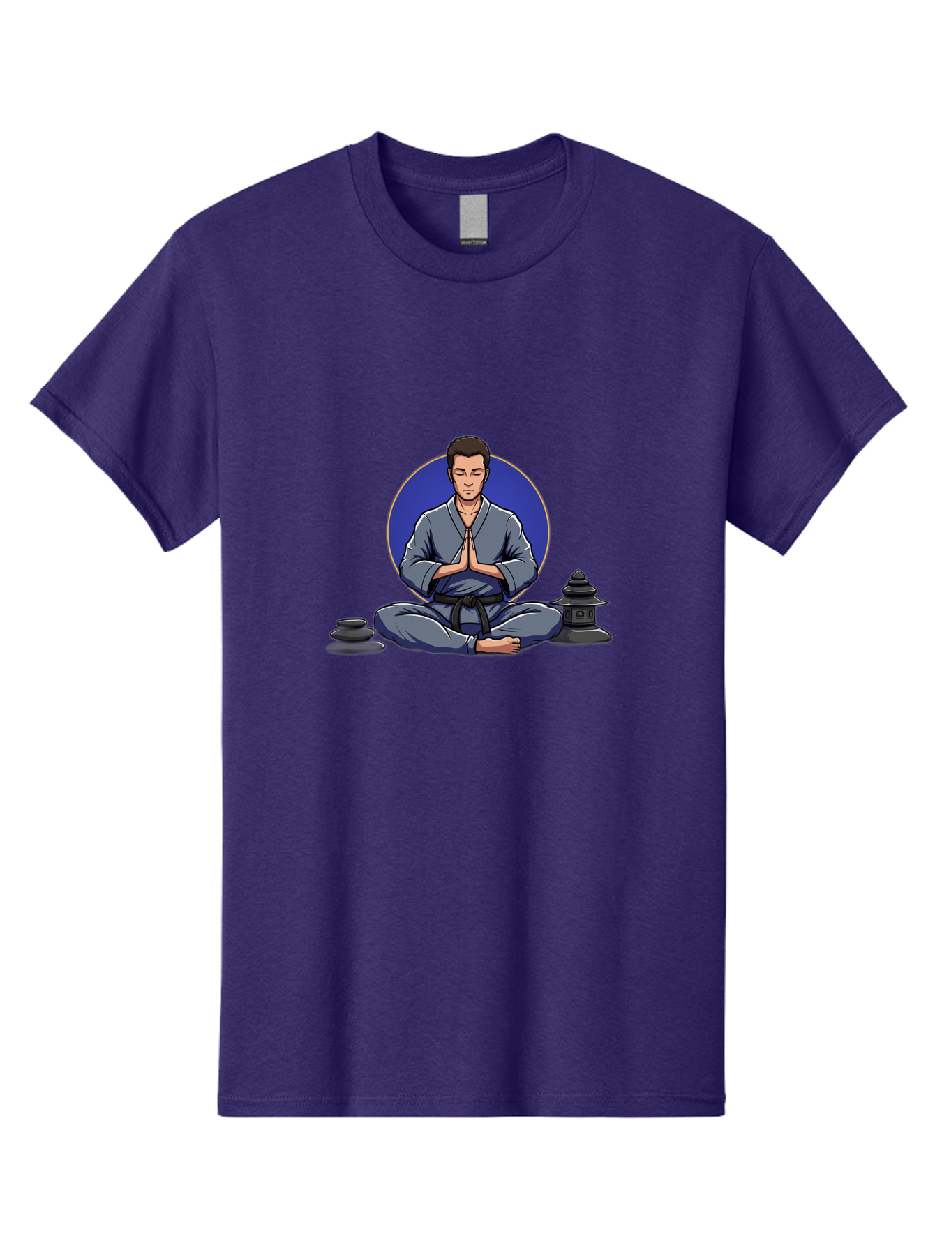 Man-Meditating Men'S Graphic Tee, 100% Cotton, Comfortable Casual Summer Wear, Machine Washable, Vintage Camera, Old Camera, Antique Camera, Black Camera, Classic Photography, Photography Equipment, Nostalgic Device, Film Camera, Camera Art Bag747