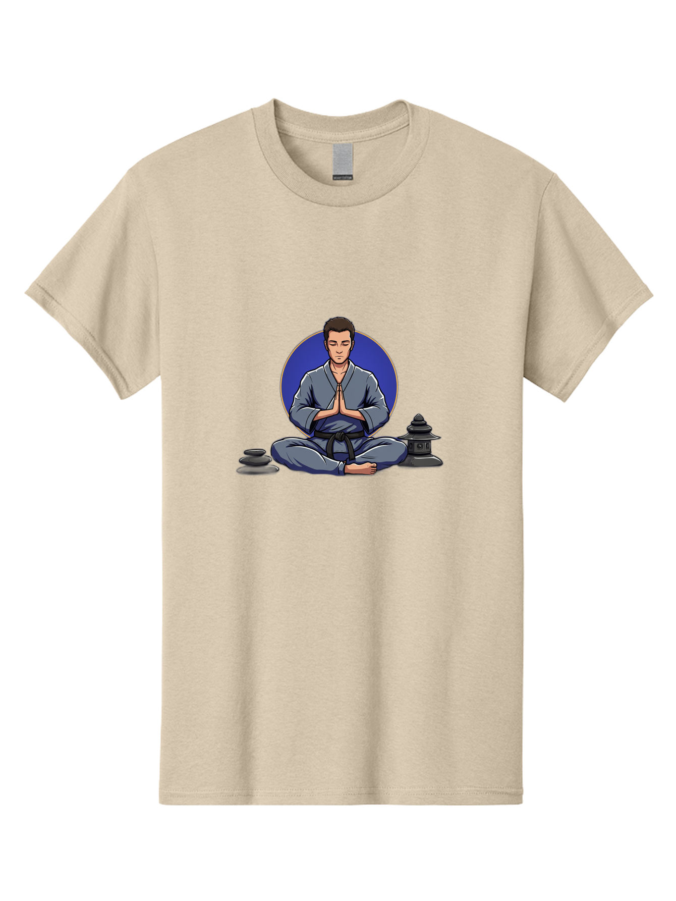 Man-Meditating Men'S Graphic Tee, 100% Cotton, Comfortable Casual Summer Wear, Machine Washable, Vintage Camera, Old Camera, Antique Camera, Black Camera, Classic Photography, Photography Equipment, Nostalgic Device, Film Camera, Camera Art Bag747