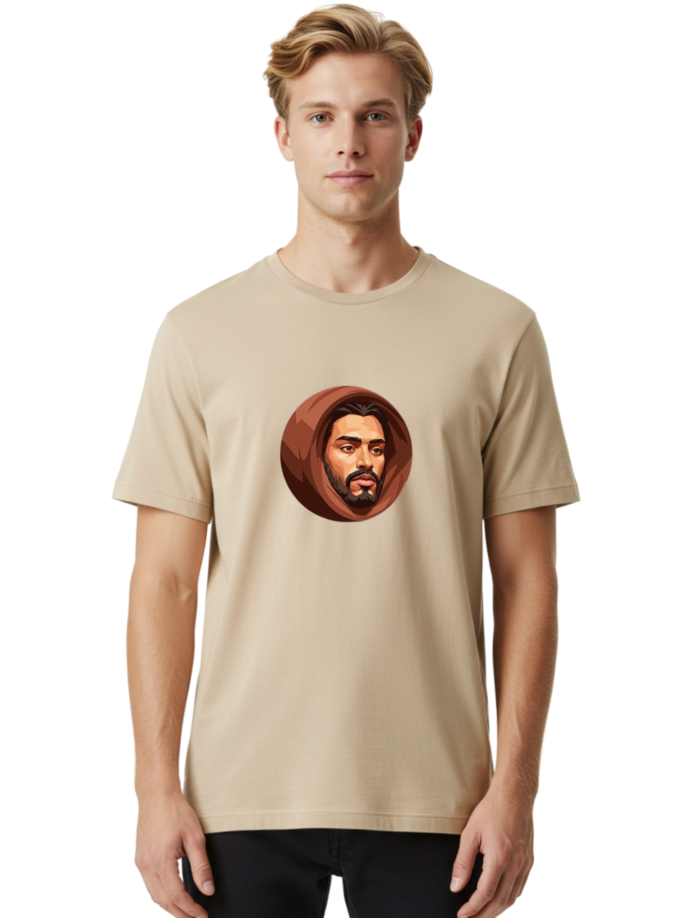Man-With-Beard Men'S Graphic Tee, 100% Cotton, Comfortable Casual Summer Wear, Machine Washable, Vintage Camera, Old Camera, Antique Camera, Black Camera, Classic Photography, Photography Equipment, Nostalgic Device, Film Camera, Camera Art Bag750