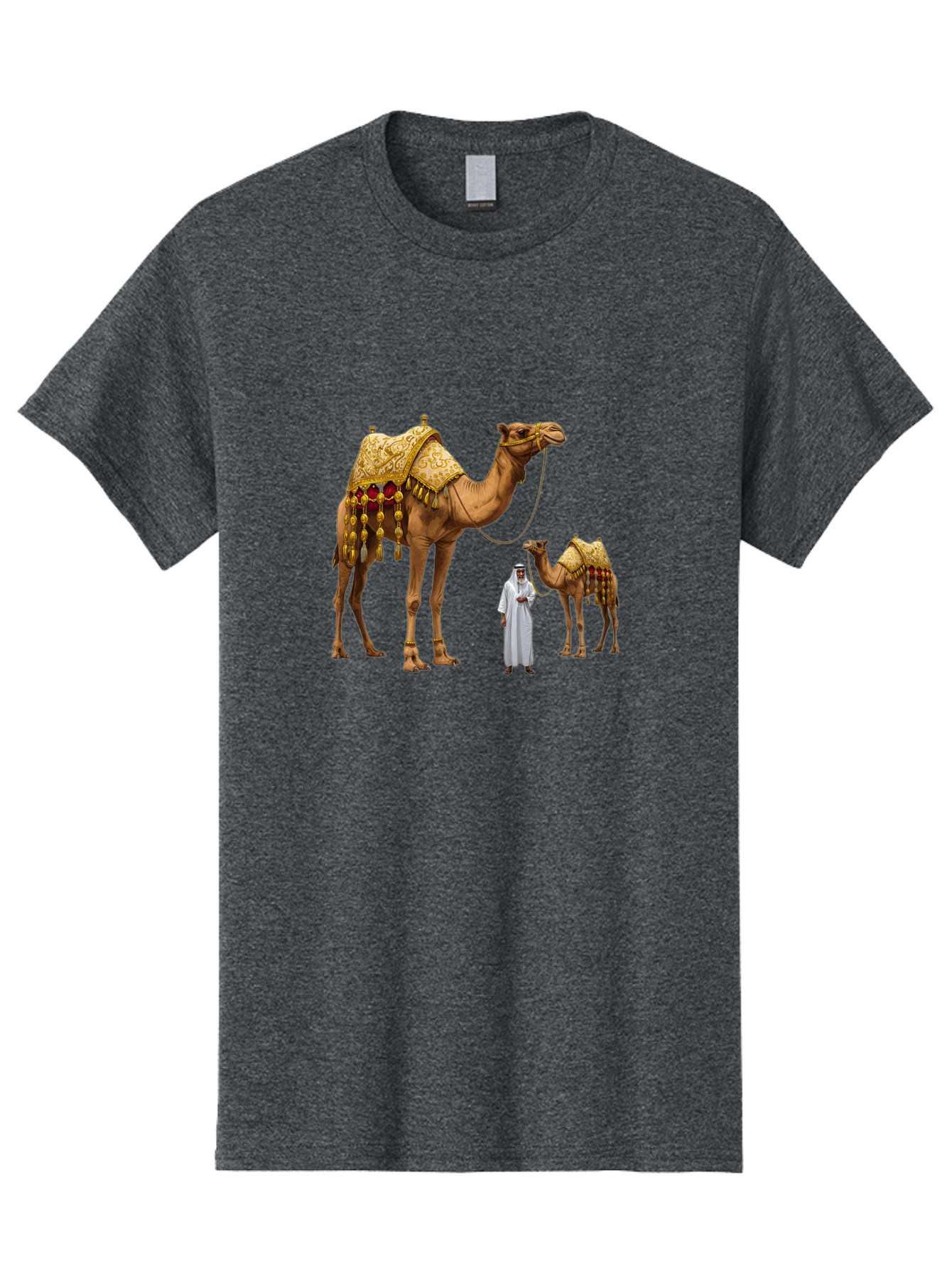Man-With-Camels Men'S Graphic Tee, 100% Cotton, Comfortable Casual Summer Wear, Machine Washable, Vintage Camera, Old Camera, Antique Camera, Black Camera, Classic Photography, Photography Equipment, Nostalgic Device, Film Camera, Camera Art Bag751