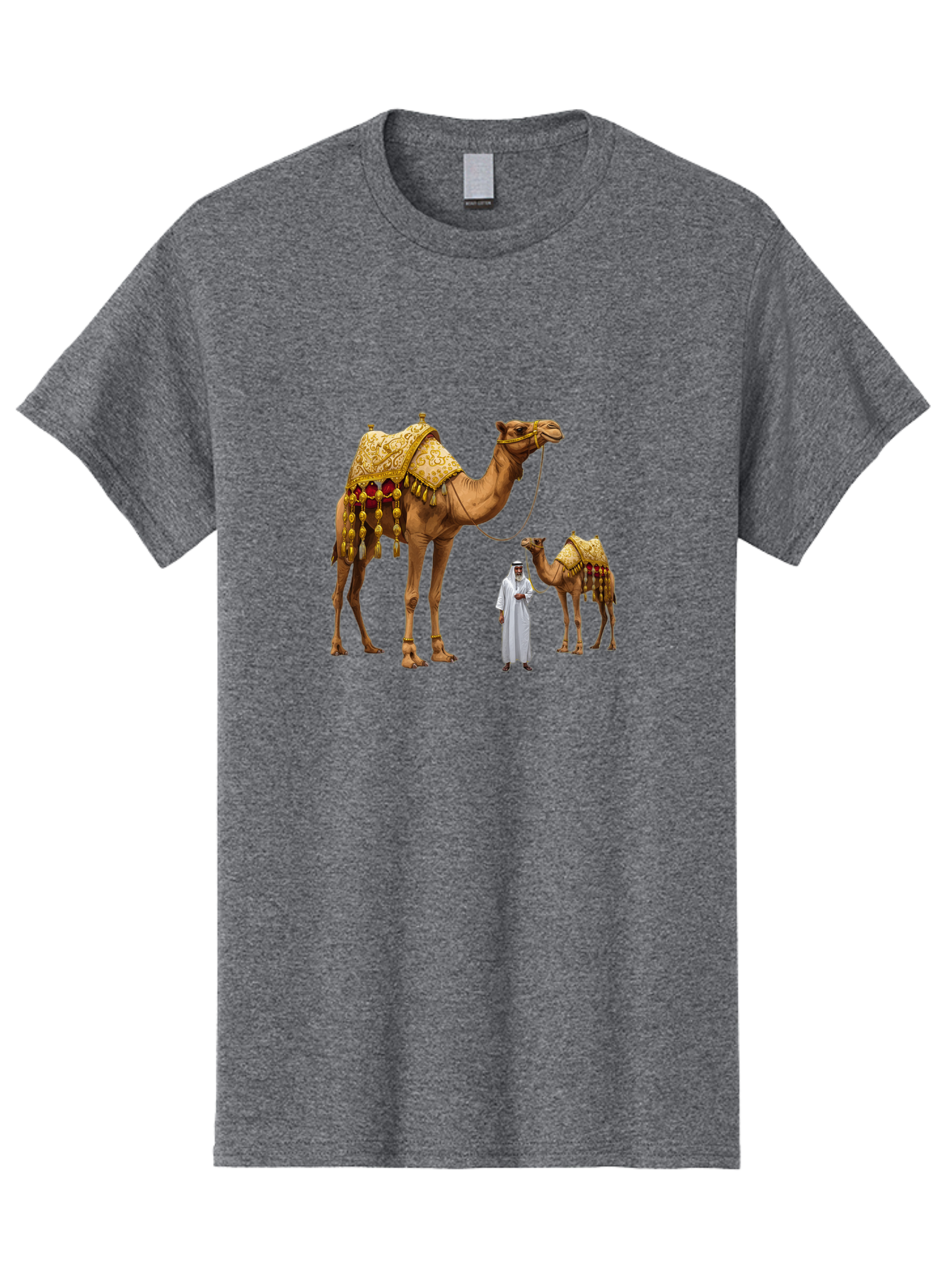 Man-With-Camels Men'S Graphic Tee, 100% Cotton, Comfortable Casual Summer Wear, Machine Washable, Vintage Camera, Old Camera, Antique Camera, Black Camera, Classic Photography, Photography Equipment, Nostalgic Device, Film Camera, Camera Art Bag751