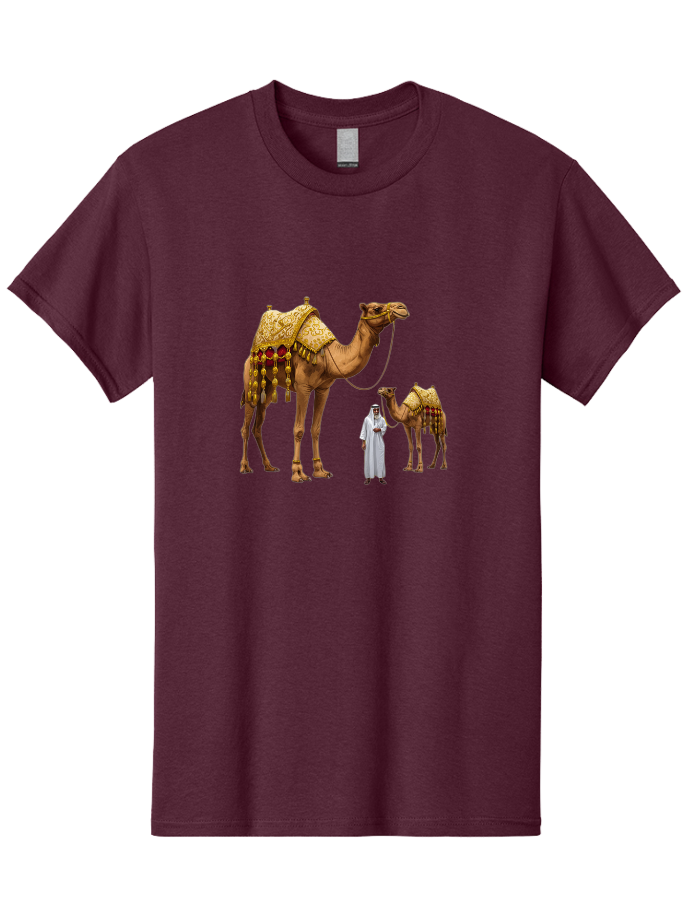 Man-With-Camels Men'S Graphic Tee, 100% Cotton, Comfortable Casual Summer Wear, Machine Washable, Vintage Camera, Old Camera, Antique Camera, Black Camera, Classic Photography, Photography Equipment, Nostalgic Device, Film Camera, Camera Art Bag751