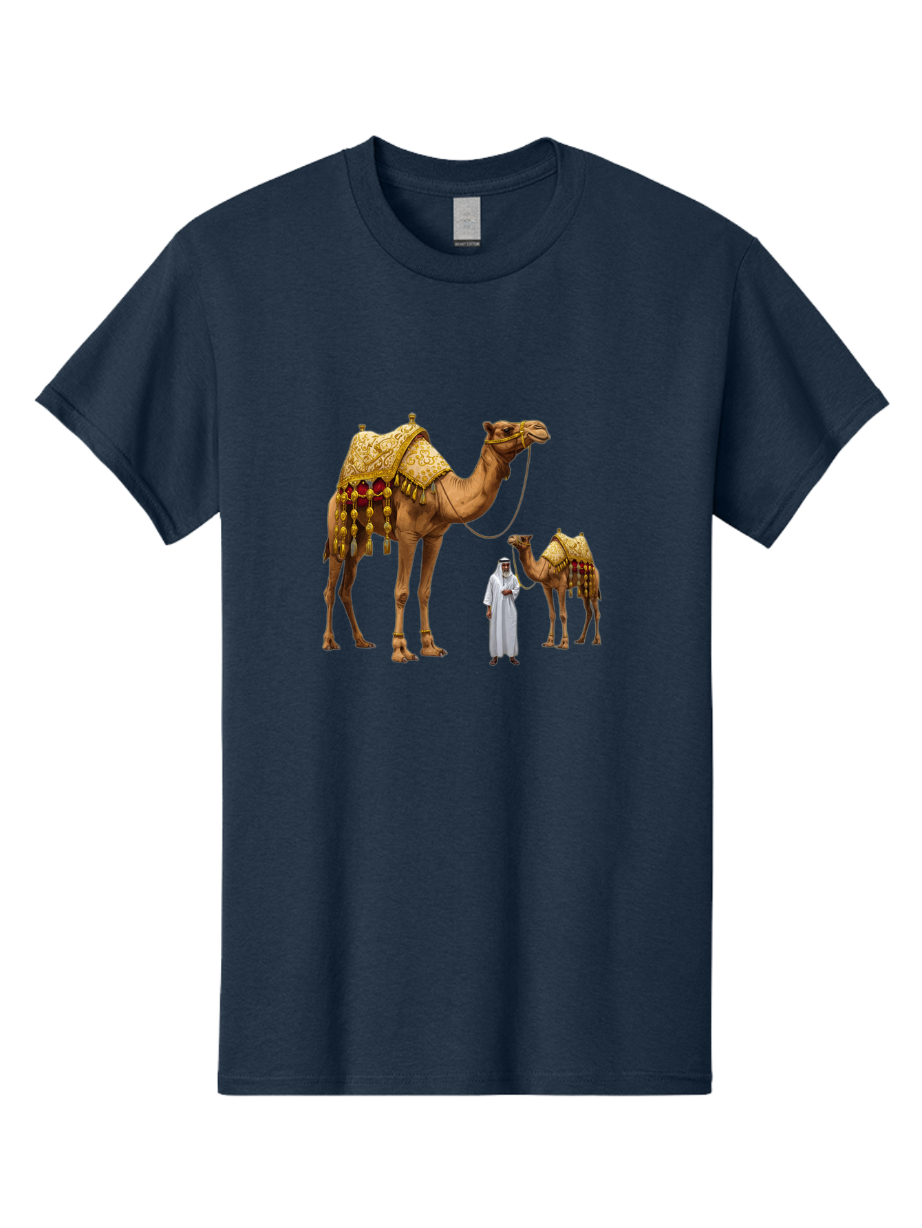 Man-With-Camels Men'S Graphic Tee, 100% Cotton, Comfortable Casual Summer Wear, Machine Washable, Vintage Camera, Old Camera, Antique Camera, Black Camera, Classic Photography, Photography Equipment, Nostalgic Device, Film Camera, Camera Art Bag751