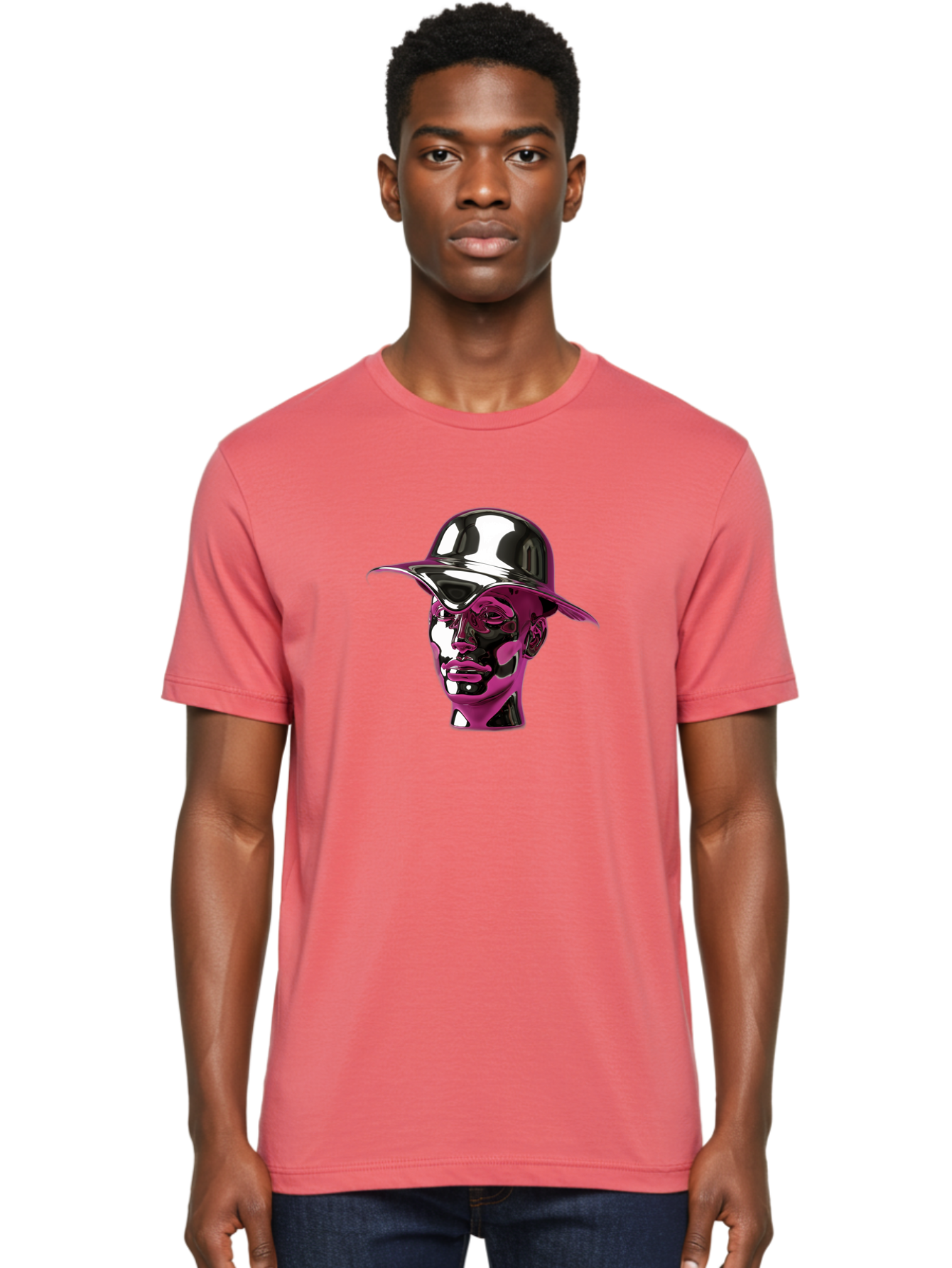 Man-With-Hat Men'S Graphic Tee, 100% Cotton, Comfortable Casual Summer Wear, Machine Washable, Vintage Camera, Old Camera, Antique Camera, Black Camera, Classic Photography, Photography Equipment, Nostalgic Device, Film Camera, Camera Art Bag752