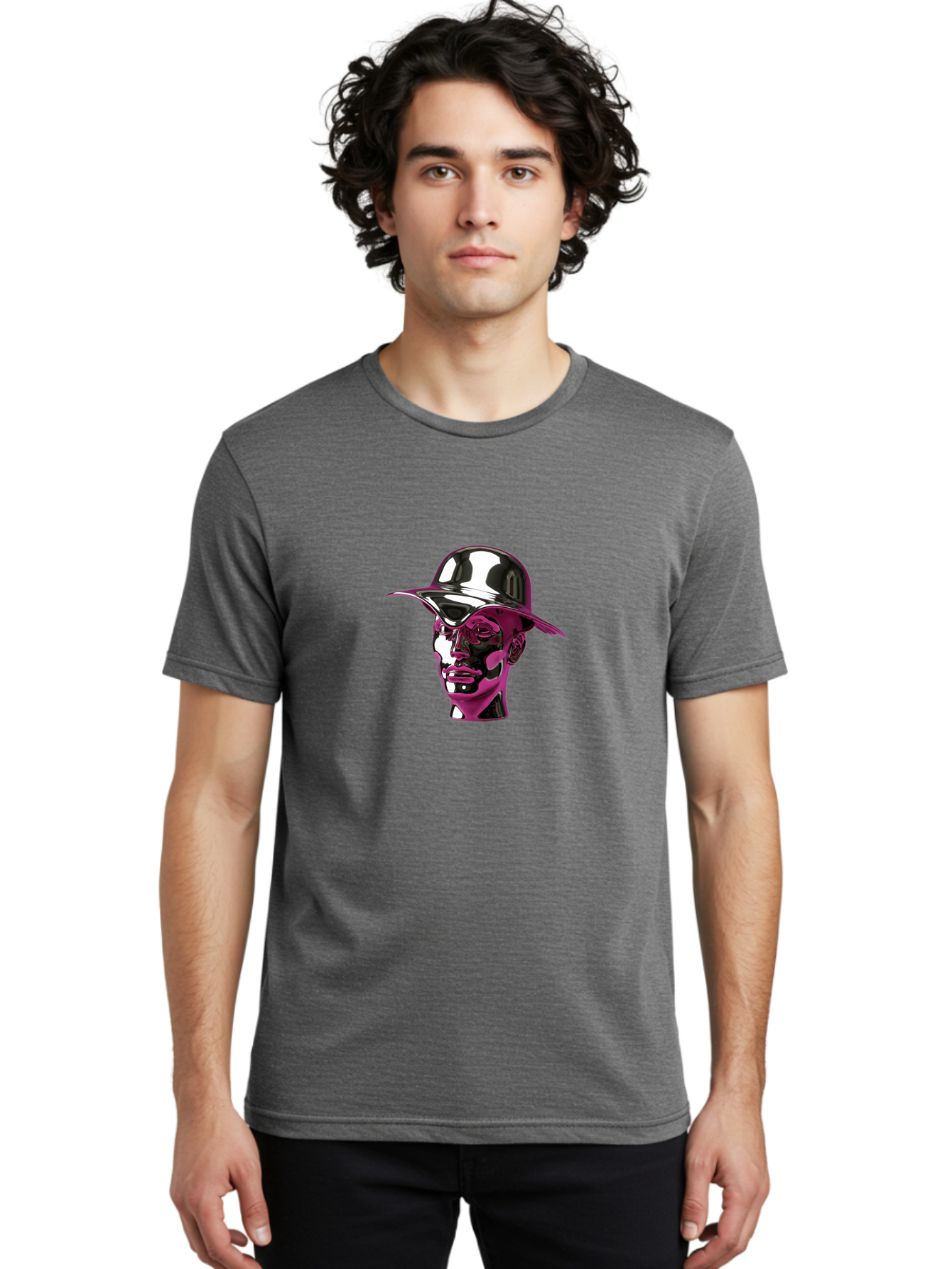 Man-With-Hat Men'S Graphic Tee, 100% Cotton, Comfortable Casual Summer Wear, Machine Washable, Vintage Camera, Old Camera, Antique Camera, Black Camera, Classic Photography, Photography Equipment, Nostalgic Device, Film Camera, Camera Art Bag752