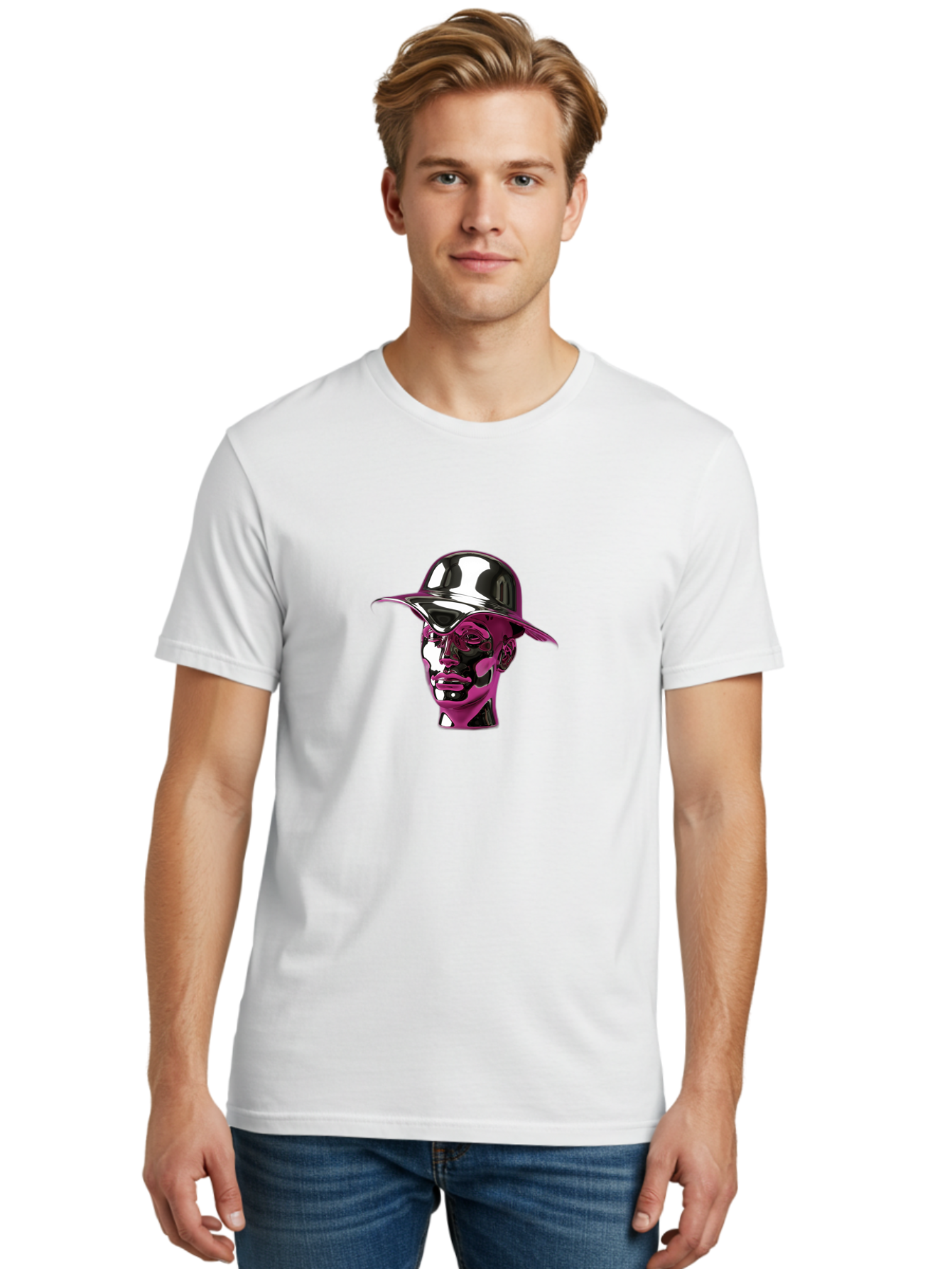 Man-With-Hat Men'S Graphic Tee, 100% Cotton, Comfortable Casual Summer Wear, Machine Washable, Vintage Camera, Old Camera, Antique Camera, Black Camera, Classic Photography, Photography Equipment, Nostalgic Device, Film Camera, Camera Art Bag752