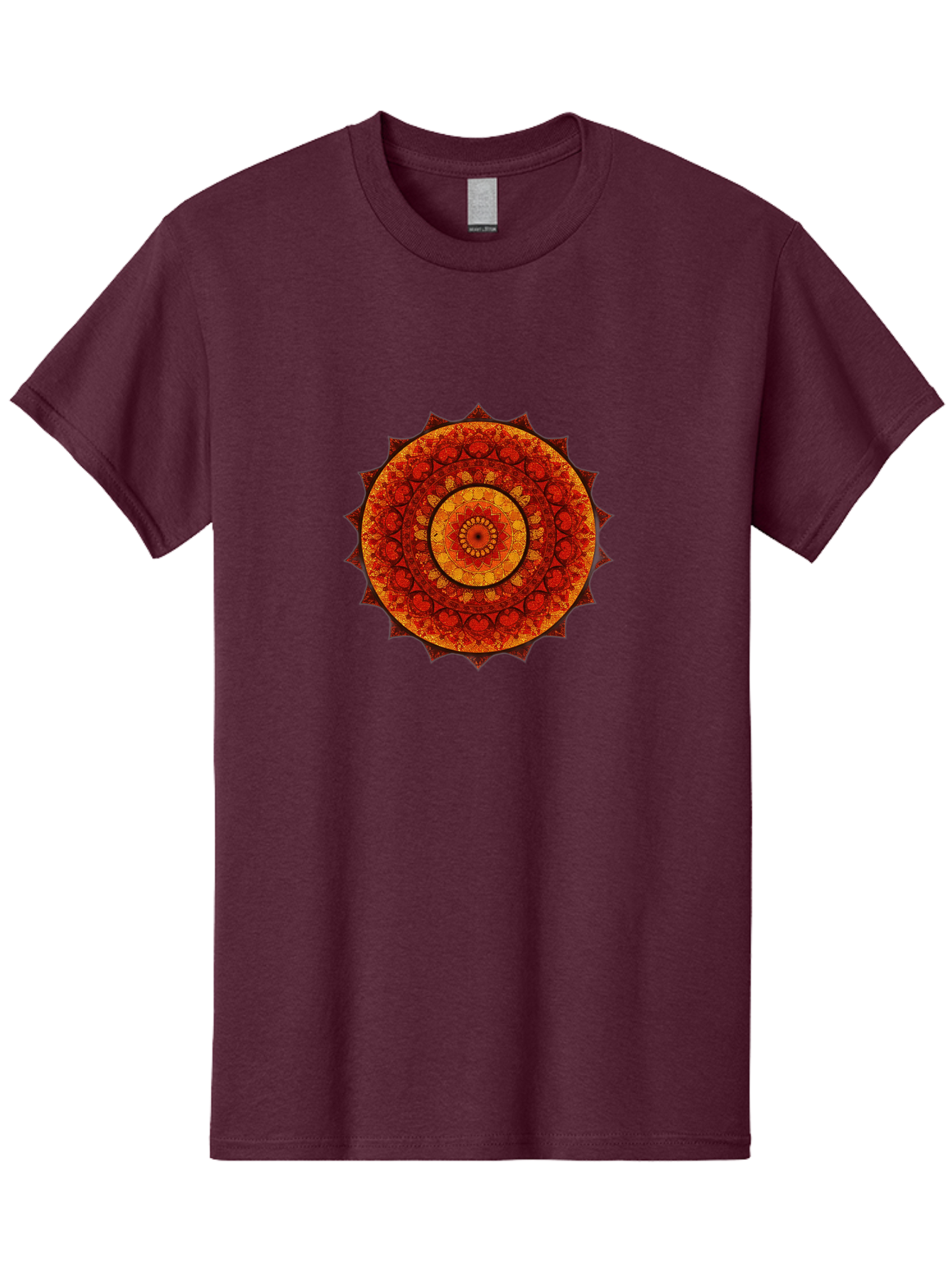 Mandala-1 Men'S Graphic Tee, 100% Cotton, Comfortable Casual Summer Wear, Machine Washable, Vintage Camera, Old Camera, Antique Camera, Black Camera, Classic Photography, Photography Equipment, Nostalgic Device, Film Camera, Camera Art Bag753