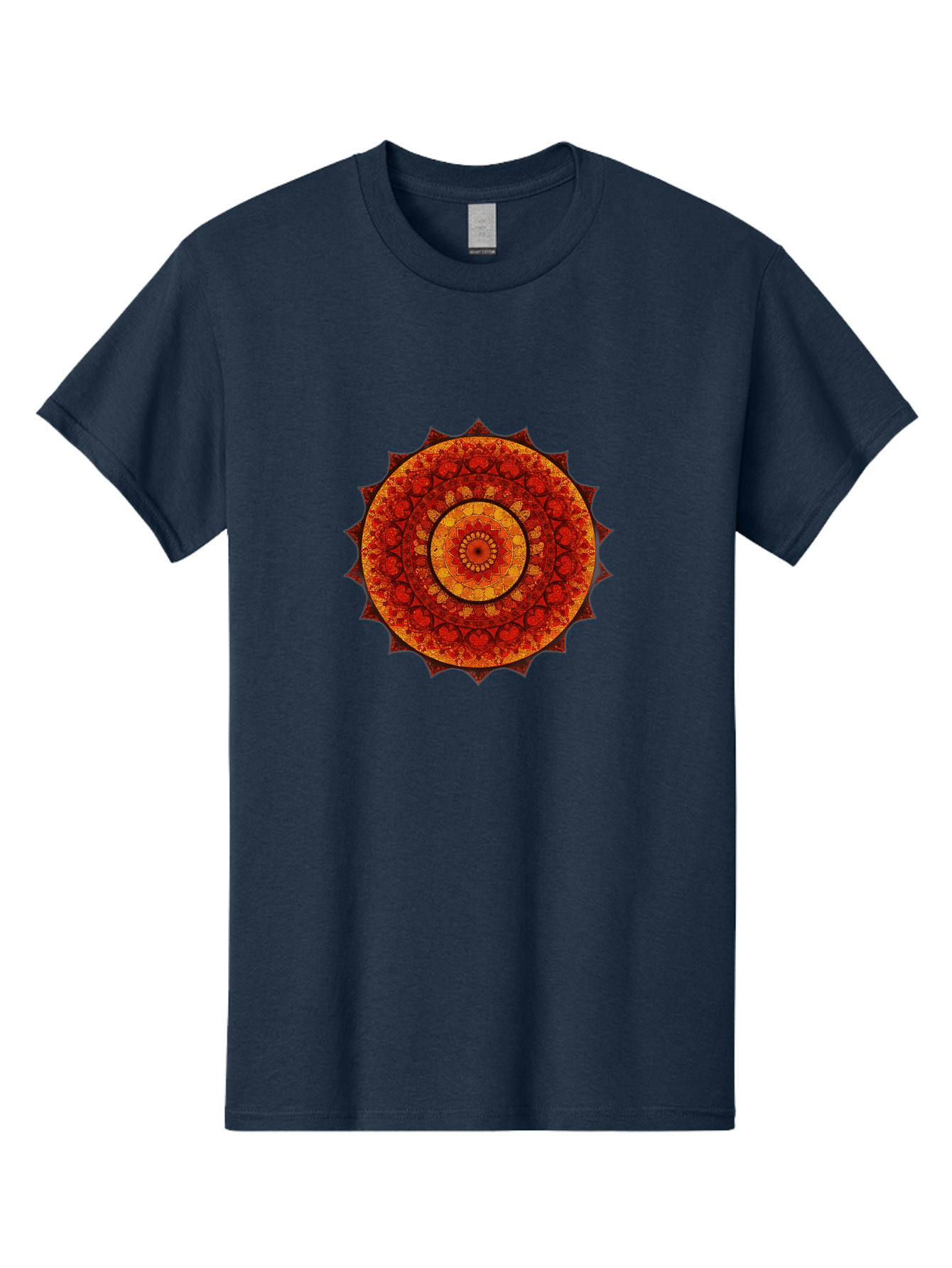 Mandala-1 Men'S Graphic Tee, 100% Cotton, Comfortable Casual Summer Wear, Machine Washable, Vintage Camera, Old Camera, Antique Camera, Black Camera, Classic Photography, Photography Equipment, Nostalgic Device, Film Camera, Camera Art Bag753