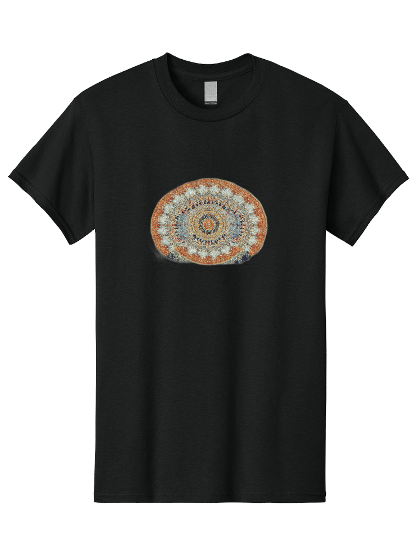 Mandala-Rug Men'S Graphic Tee, 100% Cotton, Comfortable Casual Summer Wear, Machine Washable, Vintage Camera, Old Camera, Antique Camera, Black Camera, Classic Photography, Photography Equipment, Nostalgic Device, Film Camera, Camera Art Bag754