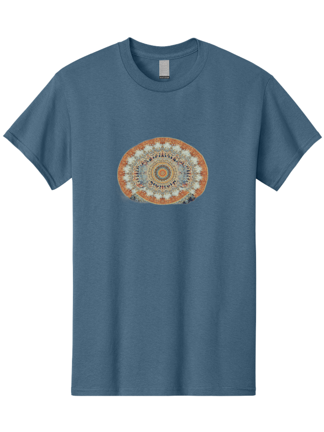 Mandala-Rug Men'S Graphic Tee, 100% Cotton, Comfortable Casual Summer Wear, Machine Washable, Vintage Camera, Old Camera, Antique Camera, Black Camera, Classic Photography, Photography Equipment, Nostalgic Device, Film Camera, Camera Art Bag754