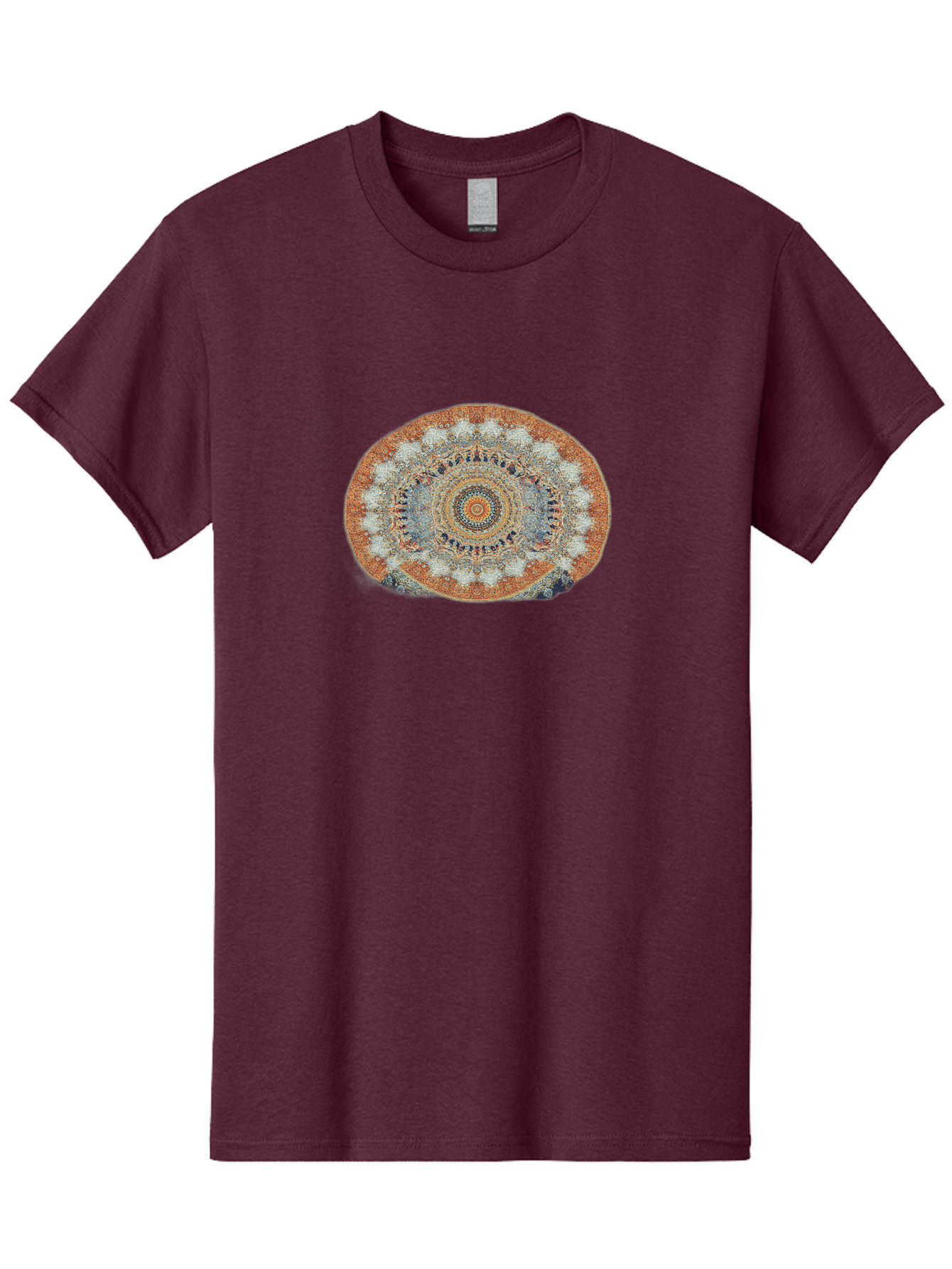 Mandala-Rug Men'S Graphic Tee, 100% Cotton, Comfortable Casual Summer Wear, Machine Washable, Vintage Camera, Old Camera, Antique Camera, Black Camera, Classic Photography, Photography Equipment, Nostalgic Device, Film Camera, Camera Art Bag754