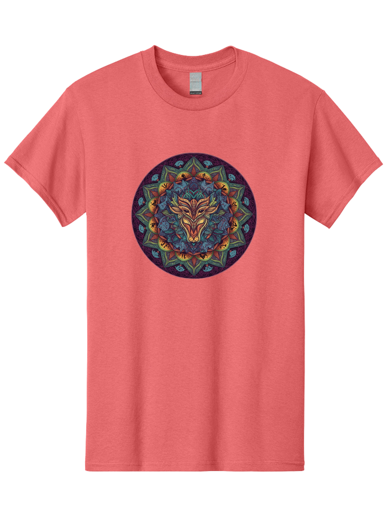 Mandala-Wolf Men'S Graphic Tee, 100% Cotton, Comfortable Casual Summer Wear, Machine Washable, Vintage Camera, Old Camera, Antique Camera, Black Camera, Classic Photography, Photography Equipment, Nostalgic Device, Film Camera, Camera Art Bag755