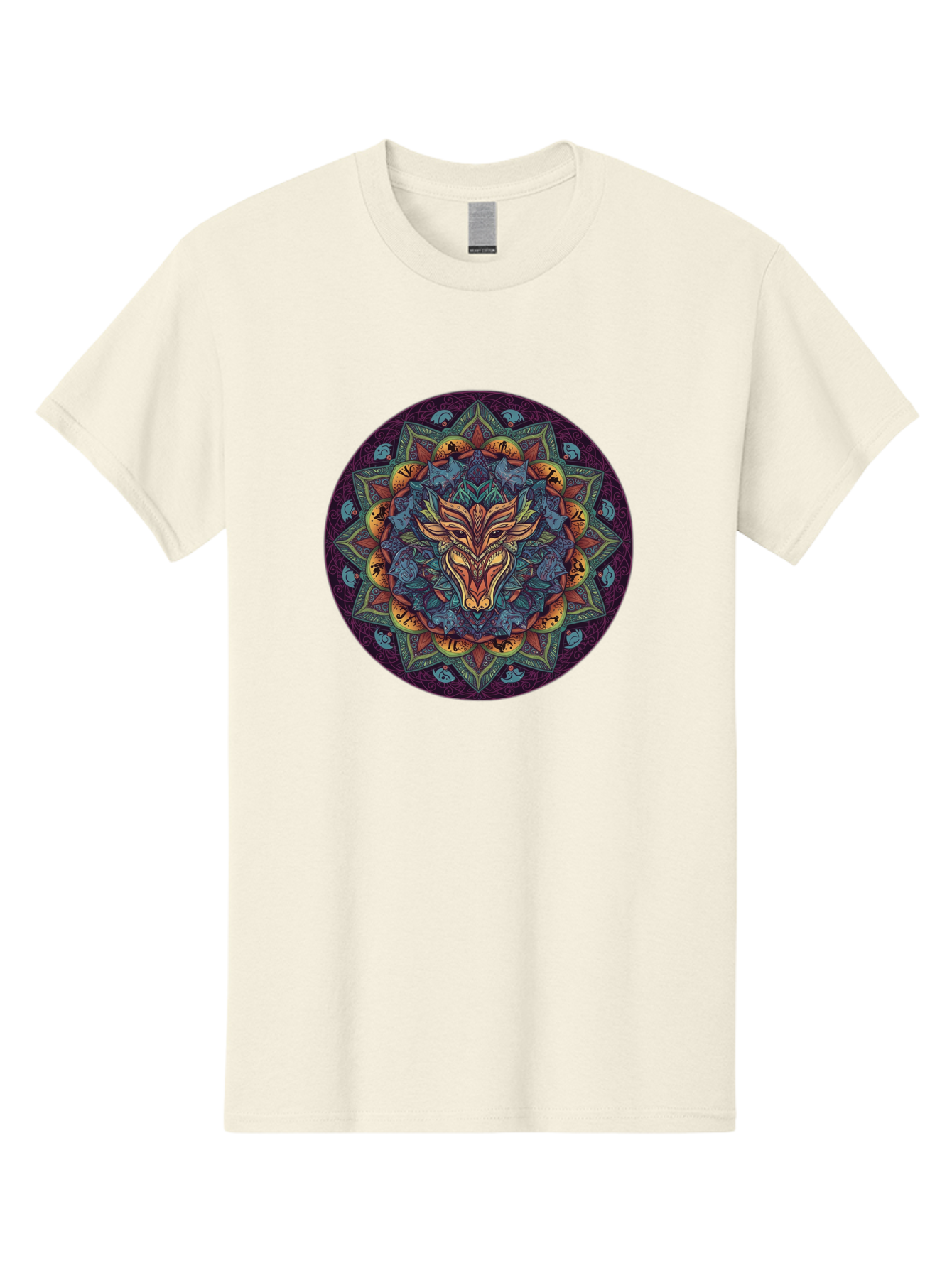 Mandala-Wolf Men'S Graphic Tee, 100% Cotton, Comfortable Casual Summer Wear, Machine Washable, Vintage Camera, Old Camera, Antique Camera, Black Camera, Classic Photography, Photography Equipment, Nostalgic Device, Film Camera, Camera Art Bag755