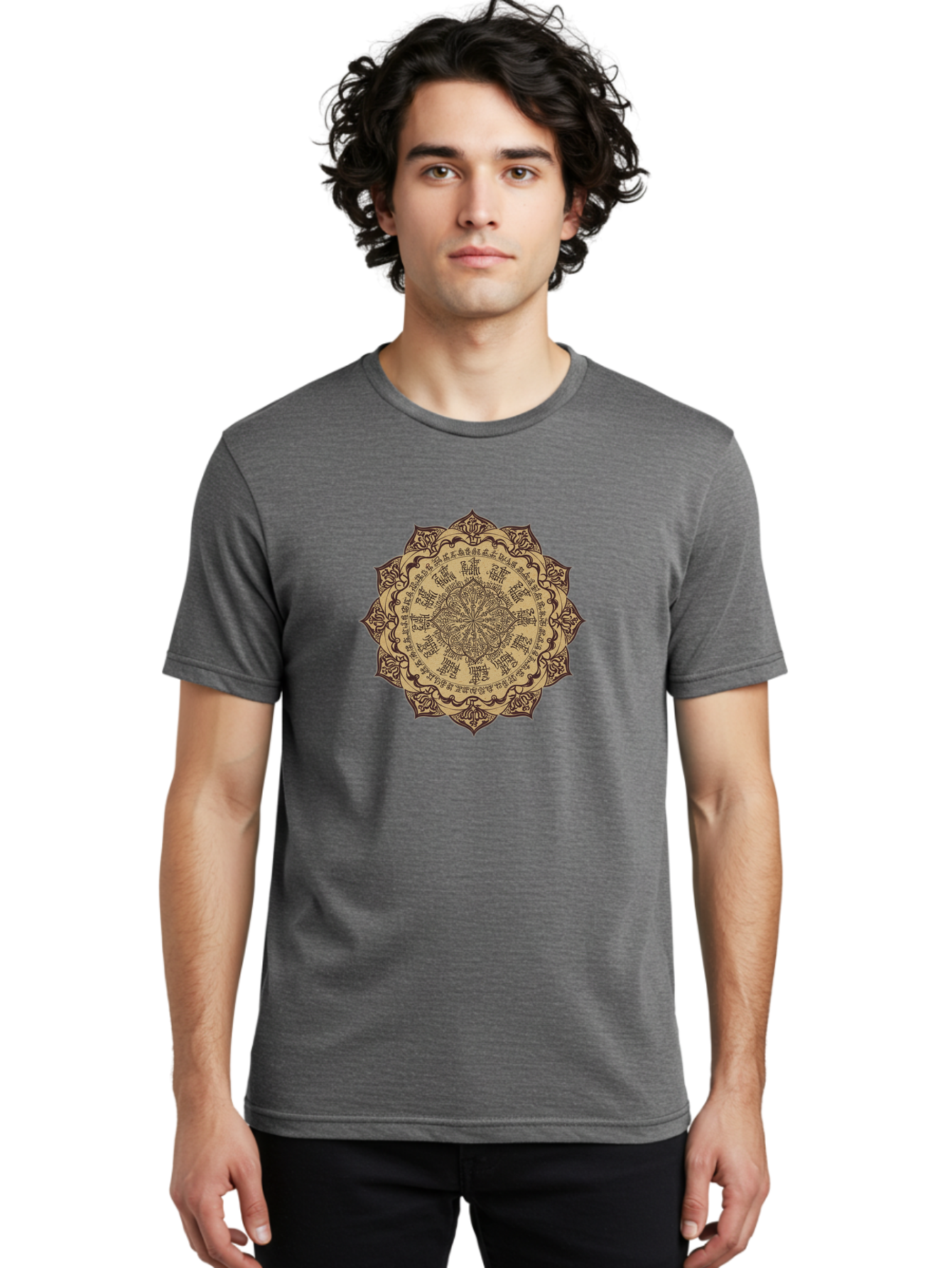 Mandala Men'S Graphic Tee, 100% Cotton, Comfortable Casual Summer Wear, Machine Washable, Vintage Camera, Old Camera, Antique Camera, Black Camera, Classic Photography, Photography Equipment, Nostalgic Device, Film Camera, Camera Art Bag756