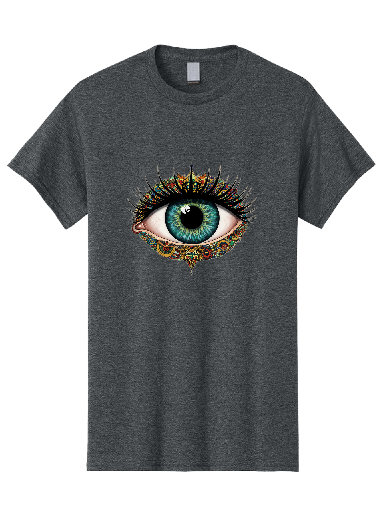 Mandalas-Eye Men'S Graphic Tee, 100% Cotton, Comfortable Casual Summer Wear, Machine Washable, Vintage Camera, Old Camera, Antique Camera, Black Camera, Classic Photography, Photography Equipment, Nostalgic Device, Film Camera, Camera Art Bag757