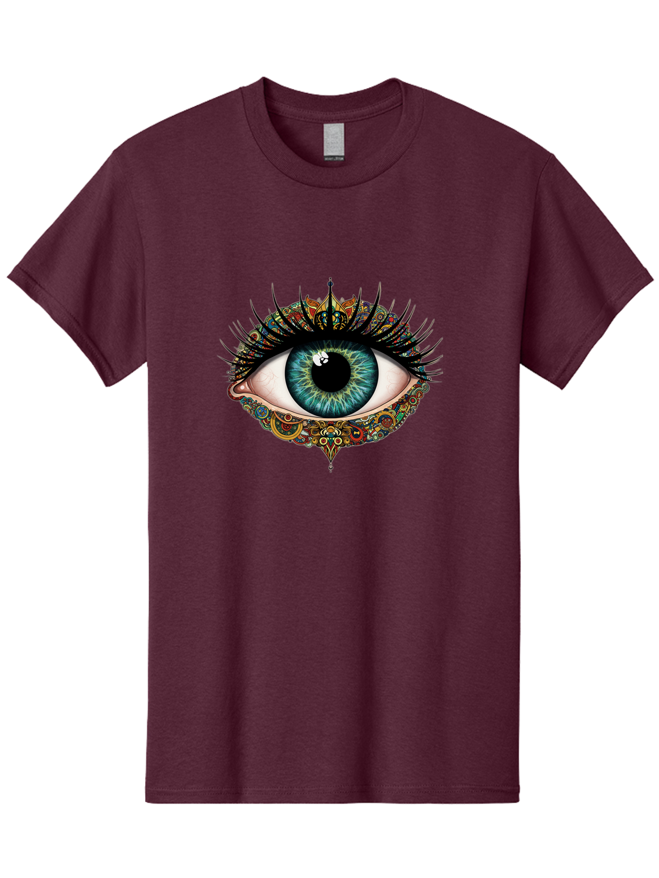 Mandalas-Eye Men'S Graphic Tee, 100% Cotton, Comfortable Casual Summer Wear, Machine Washable, Vintage Camera, Old Camera, Antique Camera, Black Camera, Classic Photography, Photography Equipment, Nostalgic Device, Film Camera, Camera Art Bag757