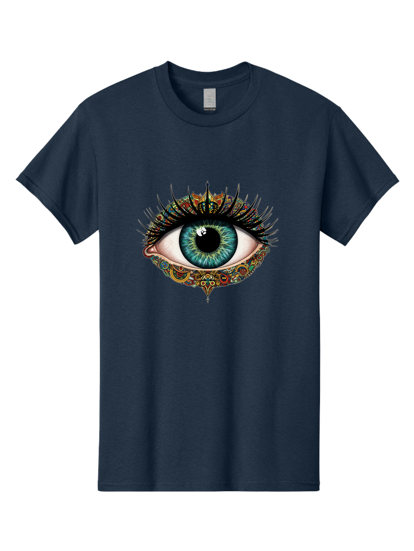 Mandalas-Eye Men'S Graphic Tee, 100% Cotton, Comfortable Casual Summer Wear, Machine Washable, Vintage Camera, Old Camera, Antique Camera, Black Camera, Classic Photography, Photography Equipment, Nostalgic Device, Film Camera, Camera Art Bag757