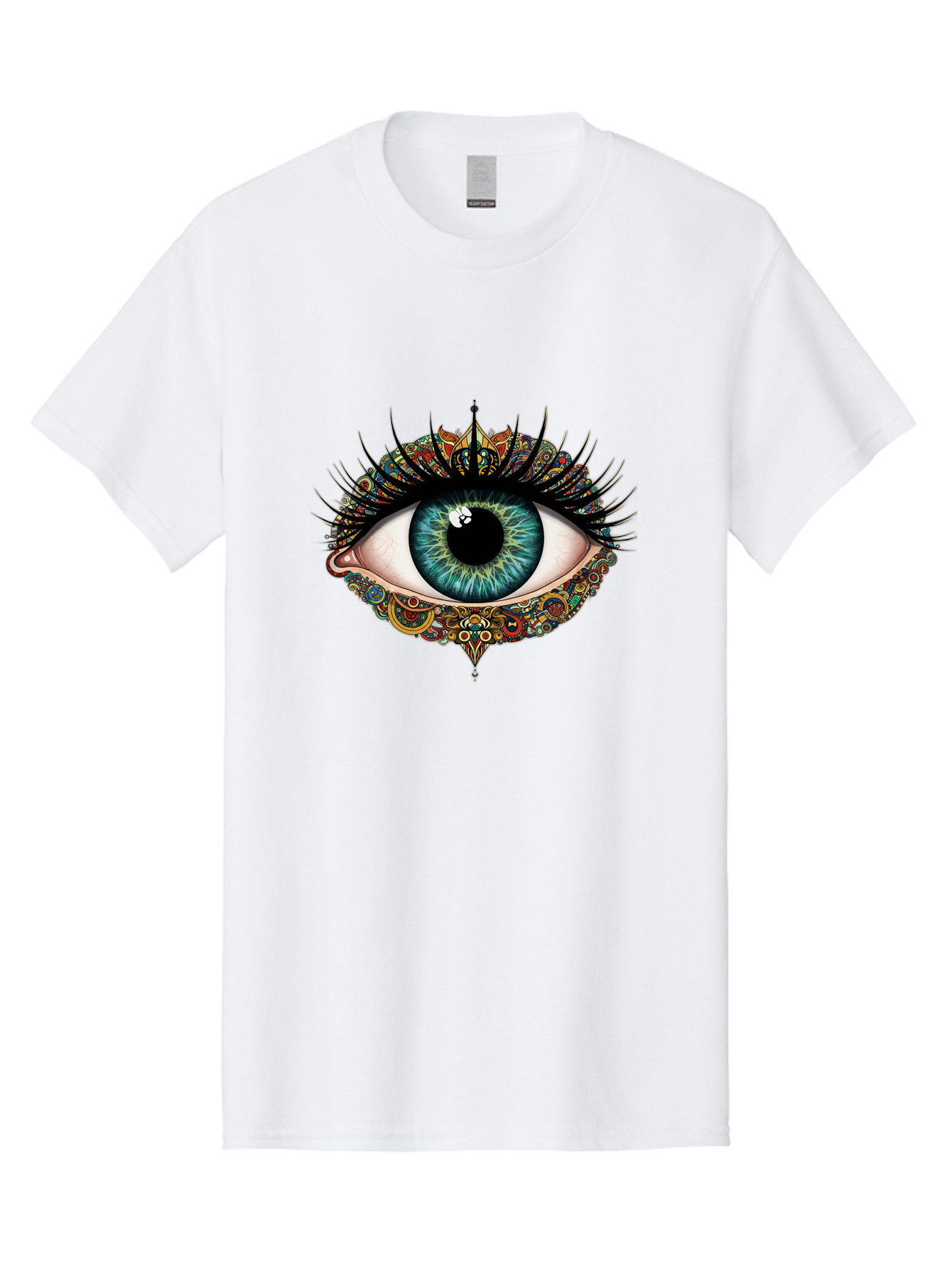 Mandalas-Eye Men'S Graphic Tee, 100% Cotton, Comfortable Casual Summer Wear, Machine Washable, Vintage Camera, Old Camera, Antique Camera, Black Camera, Classic Photography, Photography Equipment, Nostalgic Device, Film Camera, Camera Art Bag757