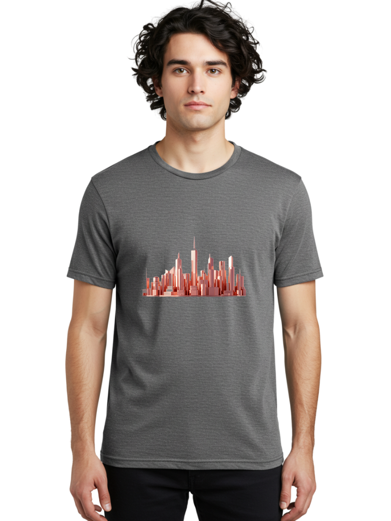 Manhattan-Skyline Men'S Graphic Tee, 100% Cotton, Comfortable Casual Summer Wear, Machine Washable, Vintage Camera, Old Camera, Antique Camera, Black Camera, Classic Photography, Photography Equipment, Nostalgic Device, Film Camera, Camera Art Bag758