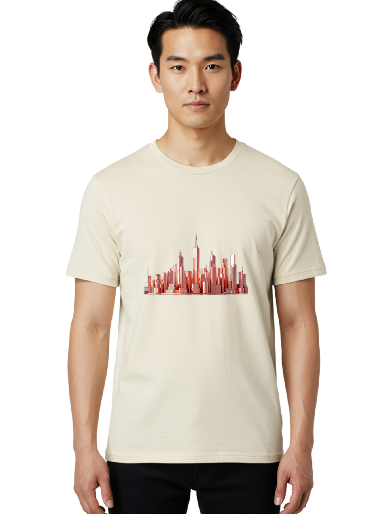 Manhattan-Skyline Men'S Graphic Tee, 100% Cotton, Comfortable Casual Summer Wear, Machine Washable, Vintage Camera, Old Camera, Antique Camera, Black Camera, Classic Photography, Photography Equipment, Nostalgic Device, Film Camera, Camera Art Bag758