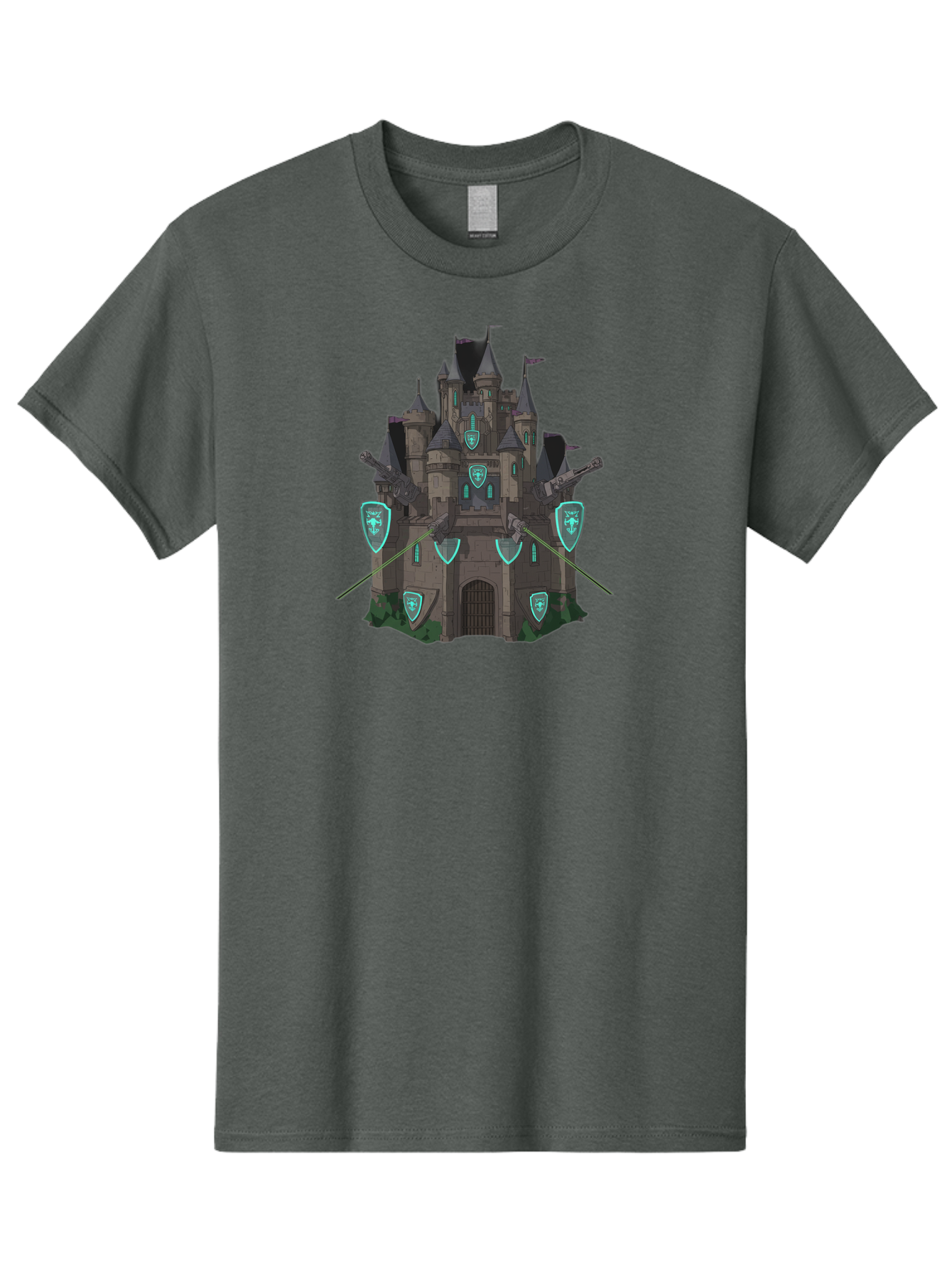 Medieval-Castle-1 Men'S Graphic Tee, 100% Cotton, Comfortable Casual Summer Wear, Machine Washable, Vintage Camera, Old Camera, Antique Camera, Black Camera, Classic Photography, Photography Equipment, Nostalgic Device, Film Camera, Camera Art Bag764
