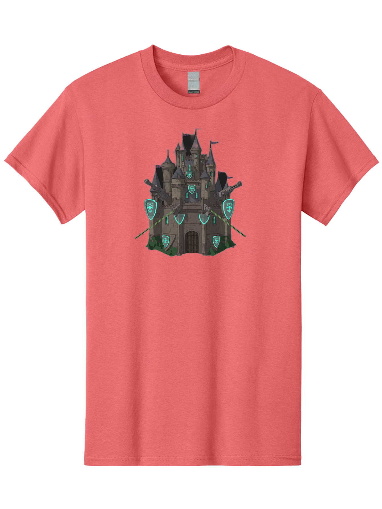 Medieval-Castle-1 Men'S Graphic Tee, 100% Cotton, Comfortable Casual Summer Wear, Machine Washable, Vintage Camera, Old Camera, Antique Camera, Black Camera, Classic Photography, Photography Equipment, Nostalgic Device, Film Camera, Camera Art Bag764