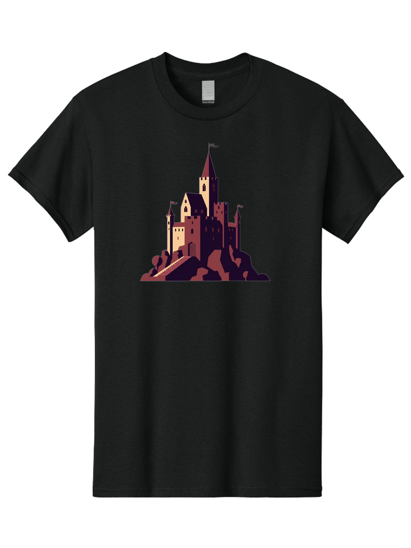 Medieval-Castle Men'S Graphic Tee, 100% Cotton, Comfortable Casual Summer Wear, Machine Washable, Vintage Camera, Old Camera, Antique Camera, Black Camera, Classic Photography, Photography Equipment, Nostalgic Device, Film Camera, Camera Art Bag765