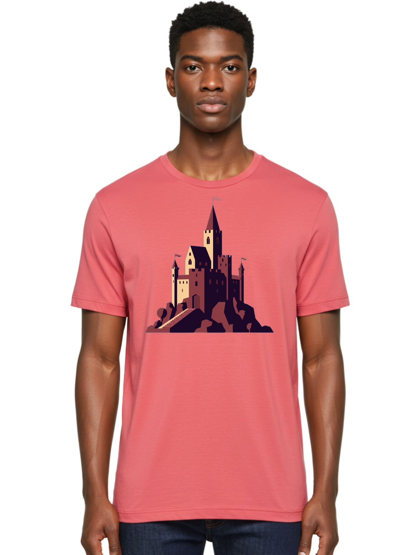 Medieval-Castle Men'S Graphic Tee, 100% Cotton, Comfortable Casual Summer Wear, Machine Washable, Vintage Camera, Old Camera, Antique Camera, Black Camera, Classic Photography, Photography Equipment, Nostalgic Device, Film Camera, Camera Art Bag765