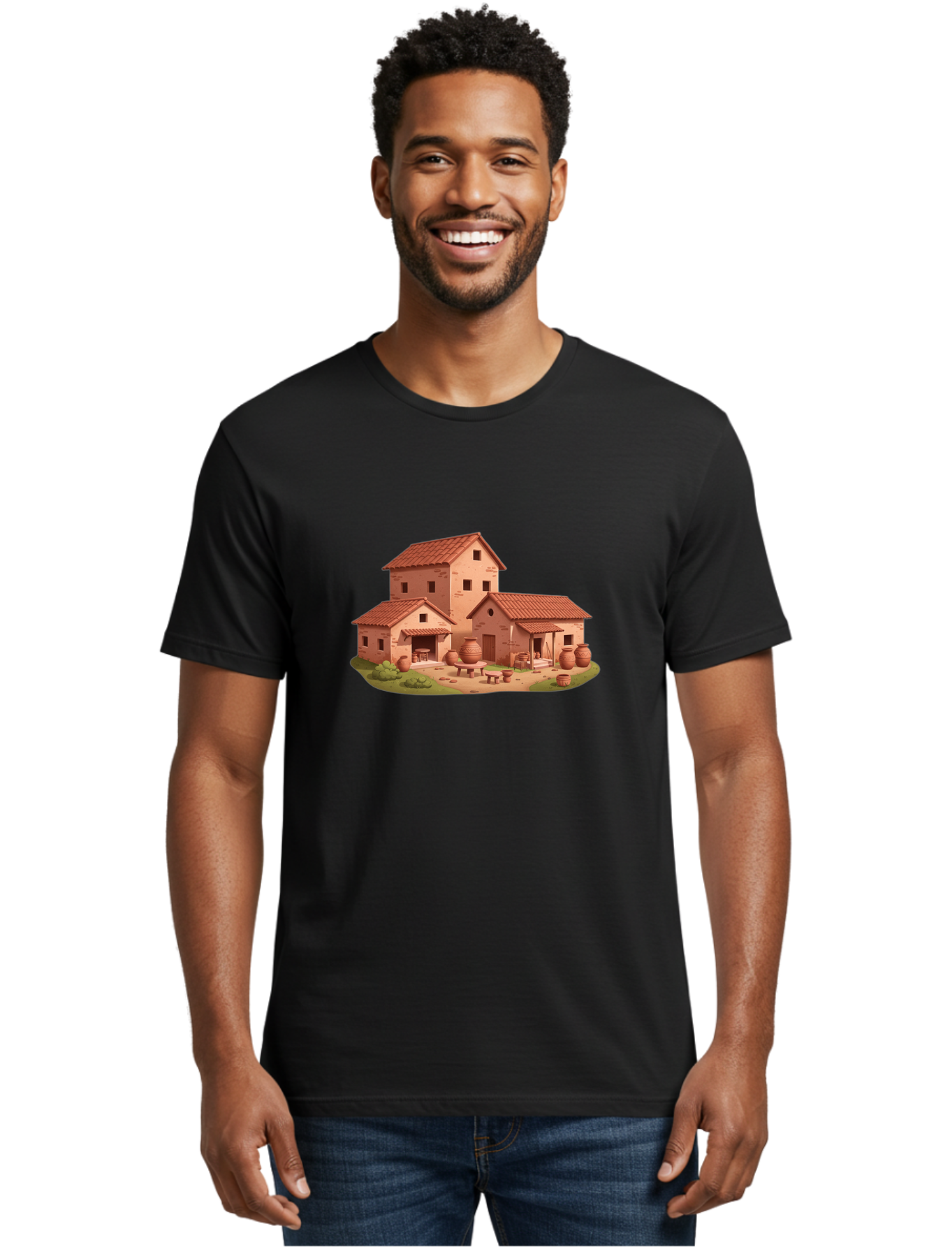 Medieval-House Men'S Graphic Tee, 100% Cotton, Comfortable Casual Summer Wear, Machine Washable, Vintage Camera, Old Camera, Antique Camera, Black Camera, Classic Photography, Photography Equipment, Nostalgic Device, Film Camera, Camera Art Bag766