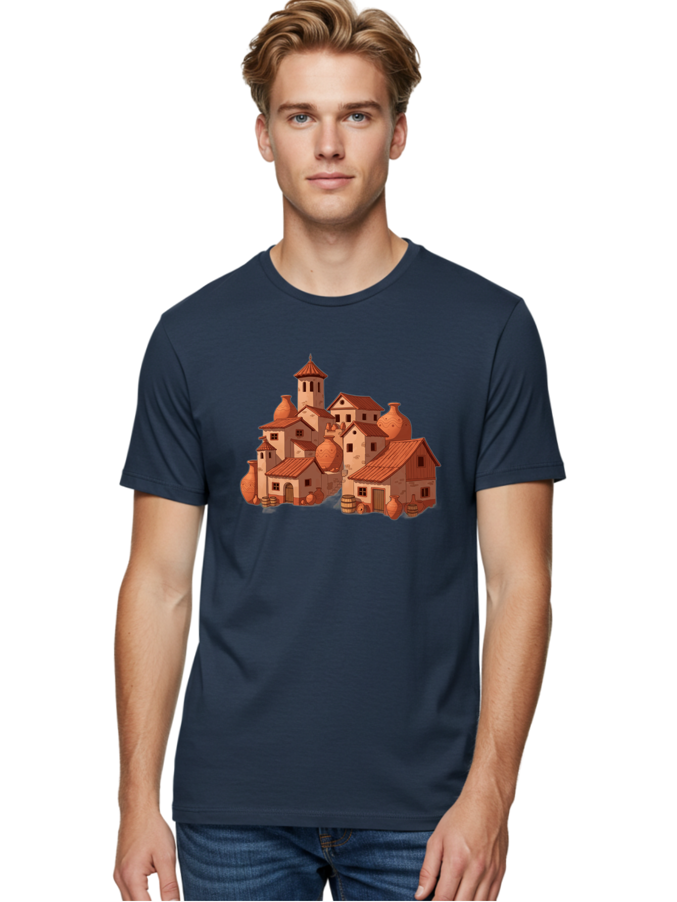 Medieval-Village Men'S Graphic Tee, 100% Cotton, Comfortable Casual Summer Wear, Machine Washable, Vintage Camera, Old Camera, Antique Camera, Black Camera, Classic Photography, Photography Equipment, Nostalgic Device, Film Camera, Camera Art Bag769