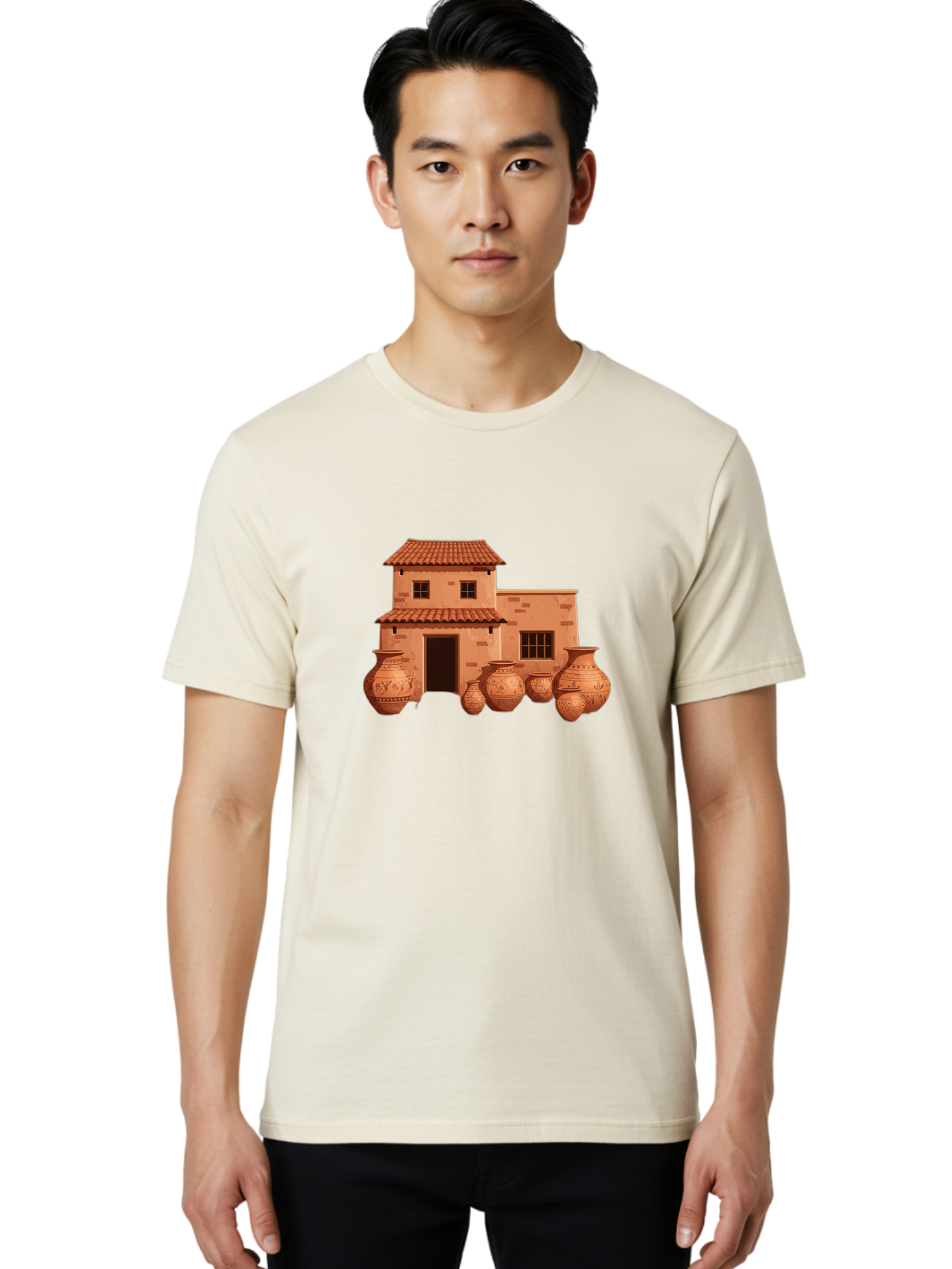 Mediterranean-House Men'S Graphic Tee, 100% Cotton, Comfortable Casual Summer Wear, Machine Washable, Vintage Camera, Old Camera, Antique Camera, Black Camera, Classic Photography, Photography Equipment, Nostalgic Device, Film Camera, Bag770