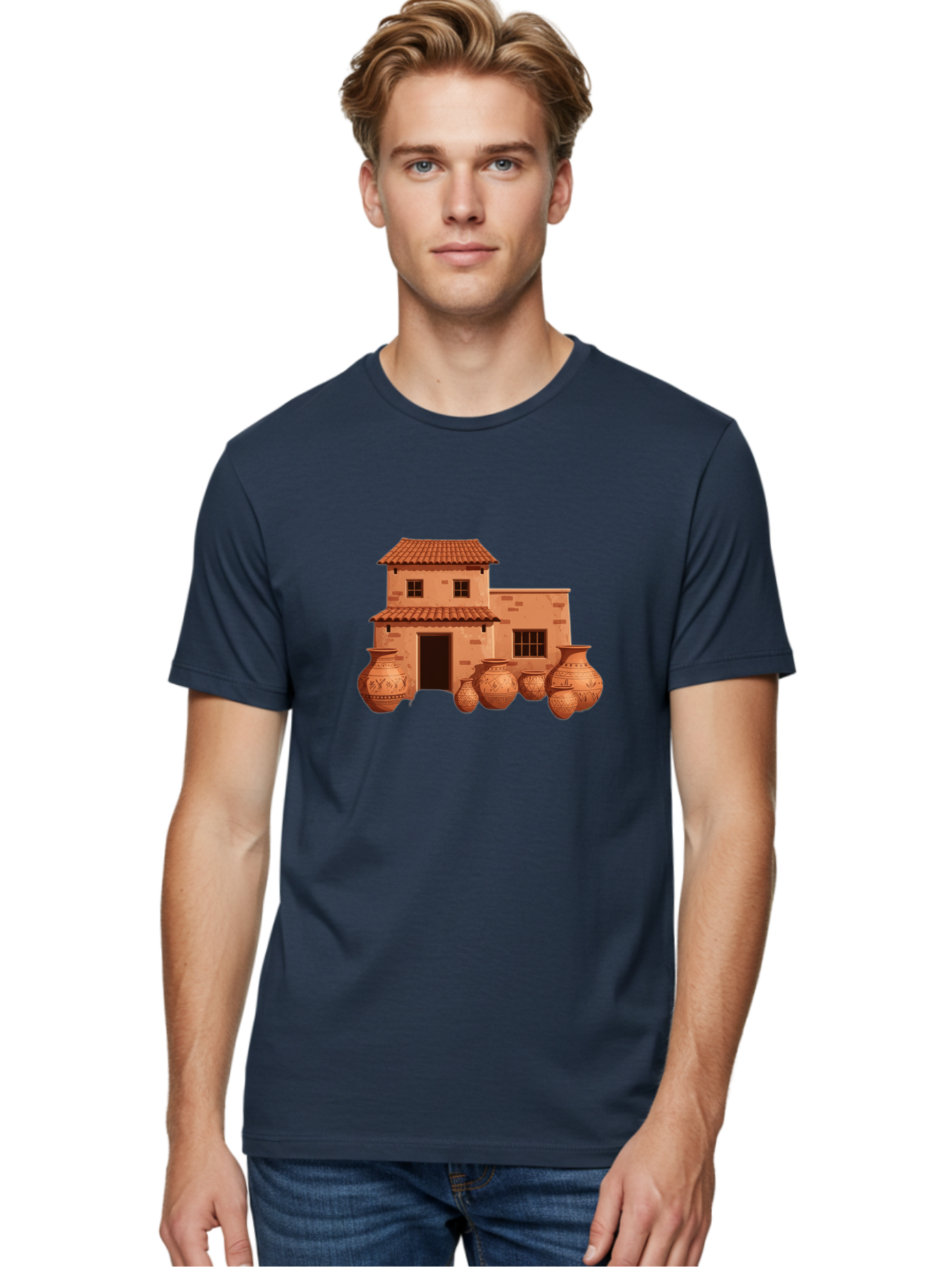 Mediterranean-House Men'S Graphic Tee, 100% Cotton, Comfortable Casual Summer Wear, Machine Washable, Vintage Camera, Old Camera, Antique Camera, Black Camera, Classic Photography, Photography Equipment, Nostalgic Device, Film Camera, Bag770