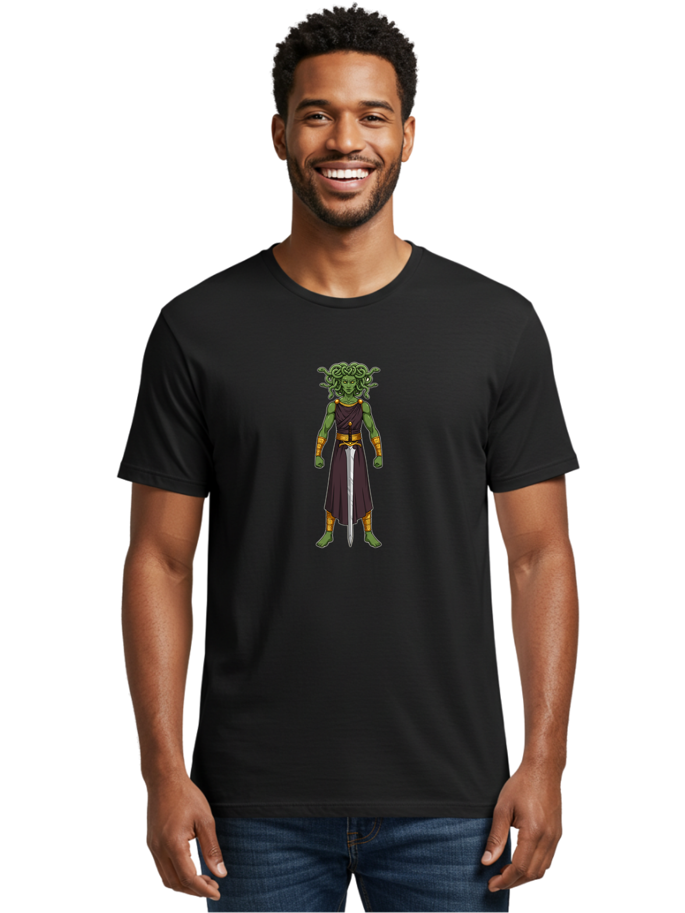 Medusa Men'S Graphic Tee, 100% Cotton, Comfortable Casual Summer Wear, Machine Washable, Vintage Camera, Old Camera, Antique Camera, Black Camera, Classic Photography, Photography Equipment, Nostalgic Device, Film Camera, Camera Art Bag771