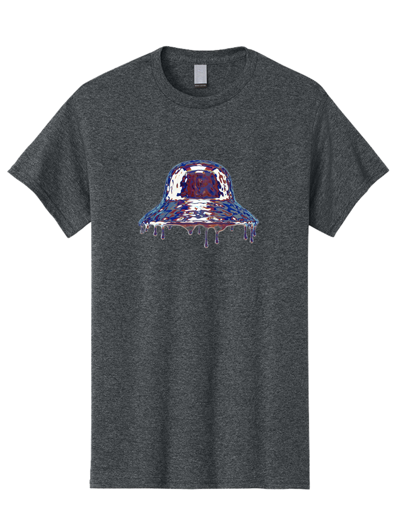 Melting-Bucket-Hat Men'S Graphic Tee, 100% Cotton, Comfortable Casual Summer Wear, Machine Washable, Vintage Camera, Old Camera, Antique Camera, Black Camera, Classic Photography, Photography Equipment, Nostalgic Device, Film Camera, Bag772