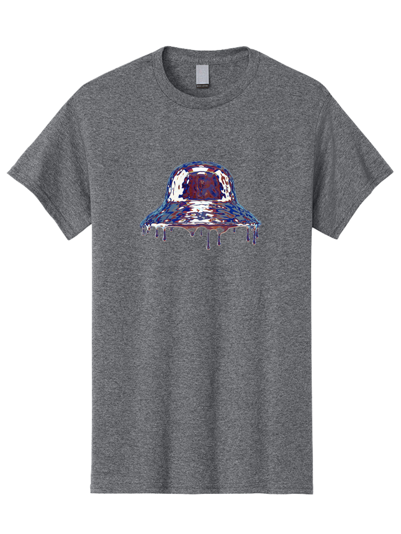 Melting-Bucket-Hat Men'S Graphic Tee, 100% Cotton, Comfortable Casual Summer Wear, Machine Washable, Vintage Camera, Old Camera, Antique Camera, Black Camera, Classic Photography, Photography Equipment, Nostalgic Device, Film Camera, Bag772