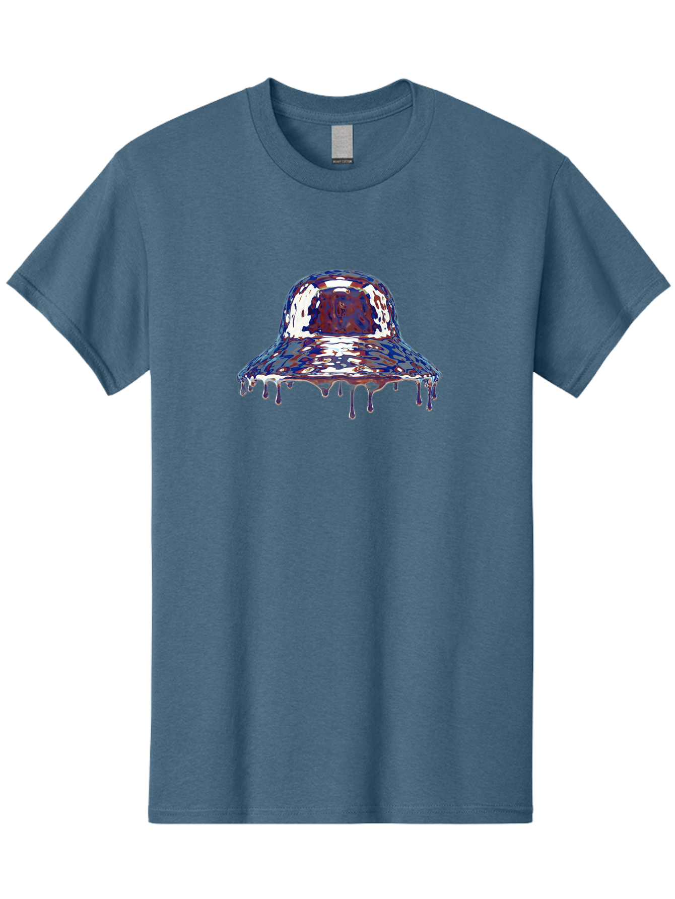 Melting-Bucket-Hat Men'S Graphic Tee, 100% Cotton, Comfortable Casual Summer Wear, Machine Washable, Vintage Camera, Old Camera, Antique Camera, Black Camera, Classic Photography, Photography Equipment, Nostalgic Device, Film Camera, Bag772