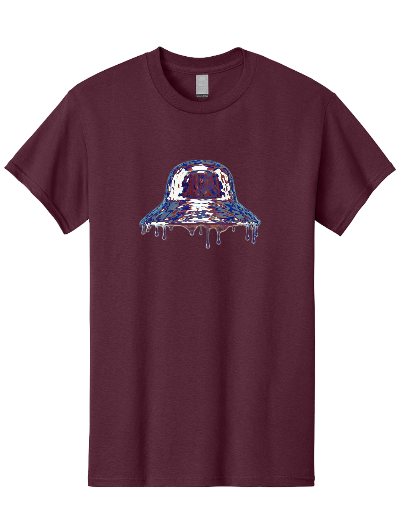 Melting-Bucket-Hat Men'S Graphic Tee, 100% Cotton, Comfortable Casual Summer Wear, Machine Washable, Vintage Camera, Old Camera, Antique Camera, Black Camera, Classic Photography, Photography Equipment, Nostalgic Device, Film Camera, Bag772