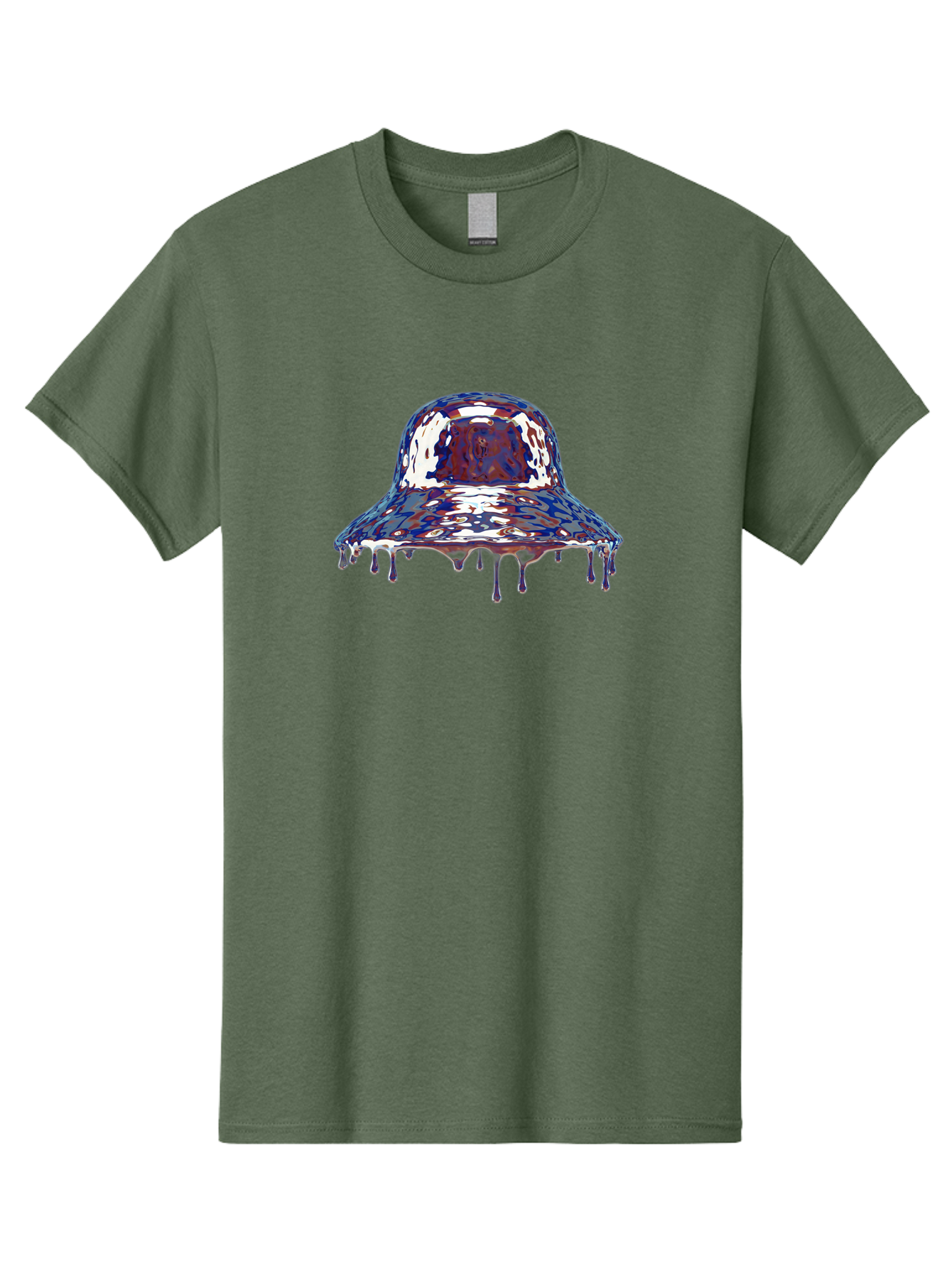 Melting-Bucket-Hat Men'S Graphic Tee, 100% Cotton, Comfortable Casual Summer Wear, Machine Washable, Vintage Camera, Old Camera, Antique Camera, Black Camera, Classic Photography, Photography Equipment, Nostalgic Device, Film Camera, Bag772
