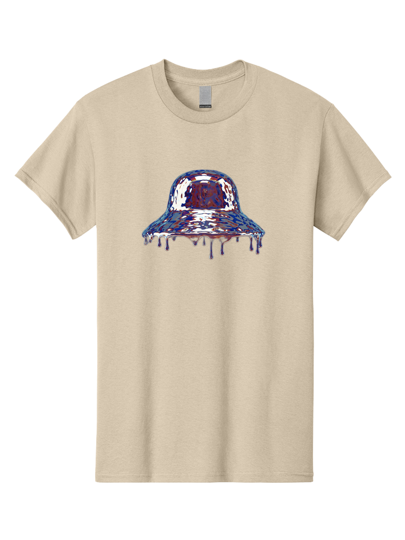 Melting-Bucket-Hat Men'S Graphic Tee, 100% Cotton, Comfortable Casual Summer Wear, Machine Washable, Vintage Camera, Old Camera, Antique Camera, Black Camera, Classic Photography, Photography Equipment, Nostalgic Device, Film Camera, Bag772