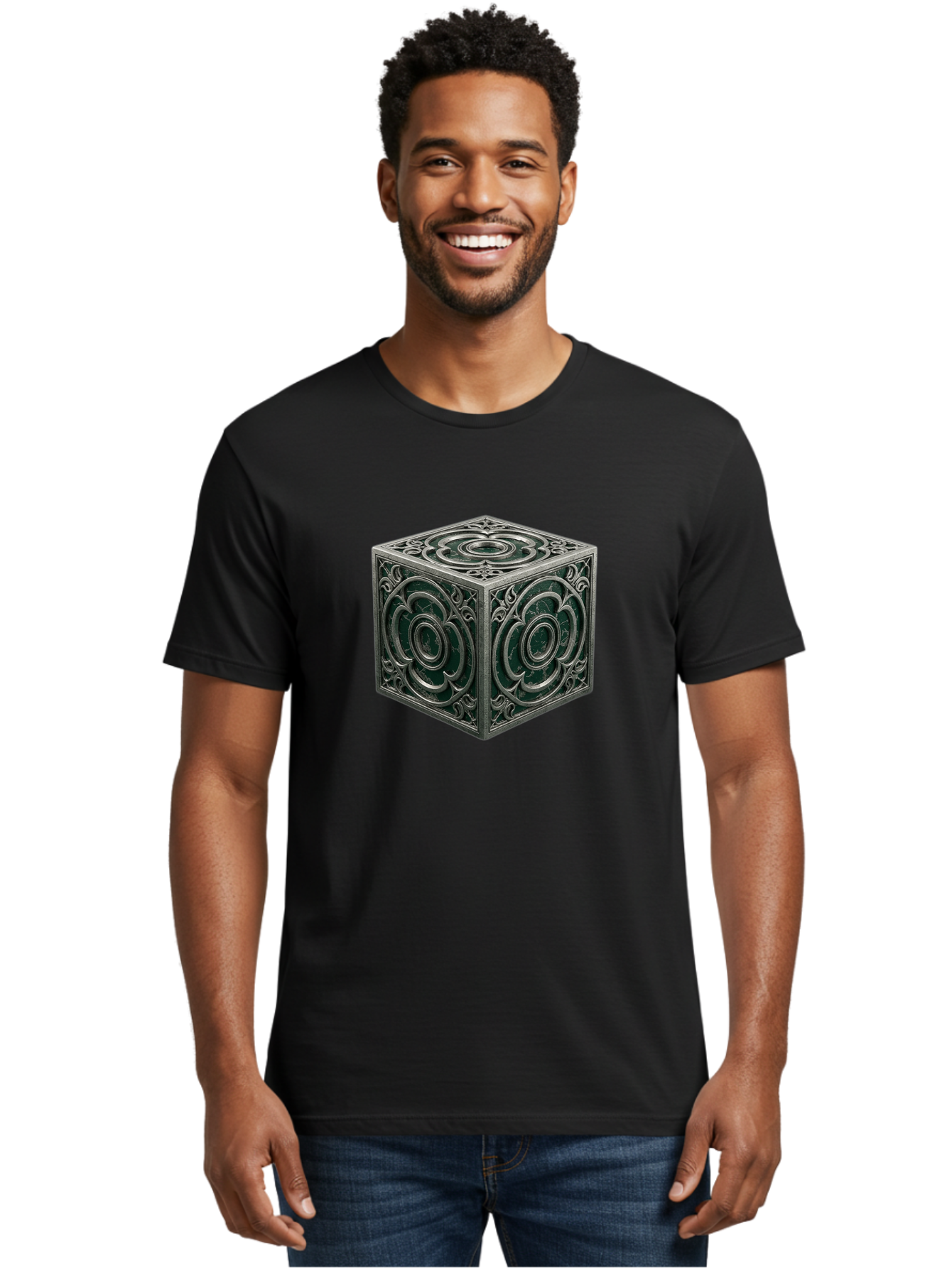Metal-Cube Men'S Graphic Tee, 100% Cotton, Comfortable Casual Summer Wear, Machine Washable, Vintage Camera, Old Camera, Antique Camera, Black Camera, Classic Photography, Photography Equipment, Nostalgic Device, Film Camera, Camera Art Bag774