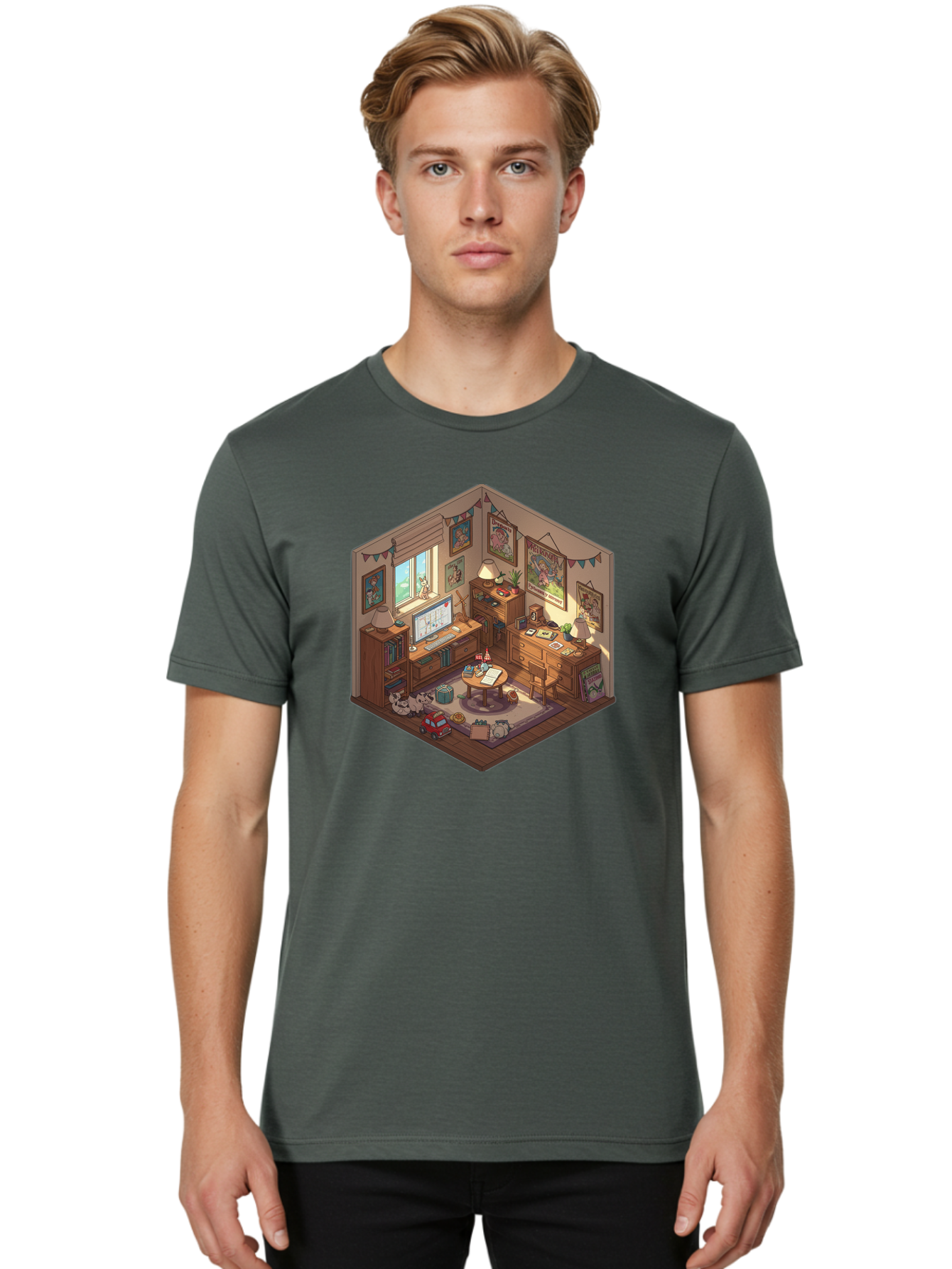 Metal-Gear-Solid-Room Men'S Graphic Tee, 100% Cotton, Comfortable Casual Summer Wear, Machine Washable, Vintage Camera, Old Camera, Antique Camera, Black Camera, Classic Photography, Photography Equipment, Nostalgic Device, Film Camera, Bag775