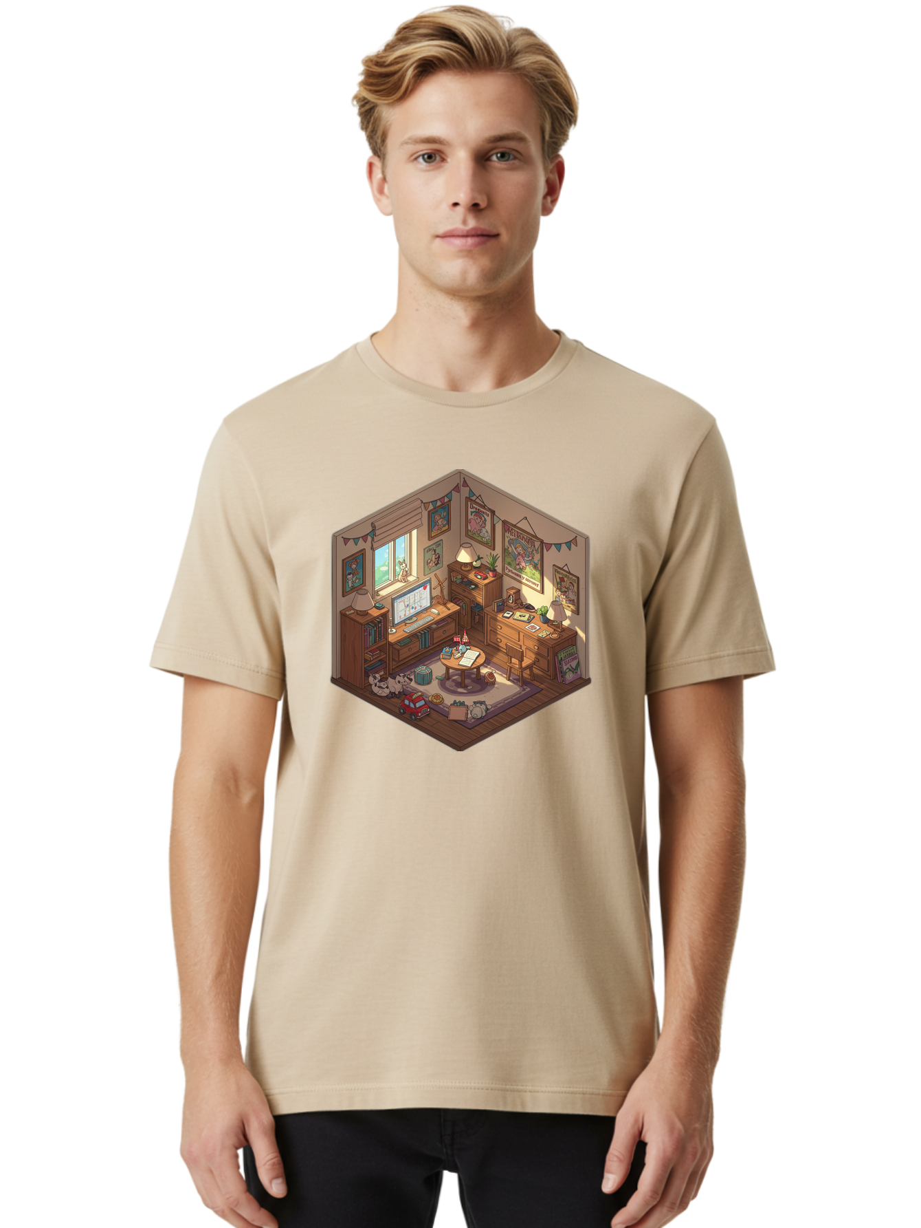 Metal-Gear-Solid-Room Men'S Graphic Tee, 100% Cotton, Comfortable Casual Summer Wear, Machine Washable, Vintage Camera, Old Camera, Antique Camera, Black Camera, Classic Photography, Photography Equipment, Nostalgic Device, Film Camera, Bag775