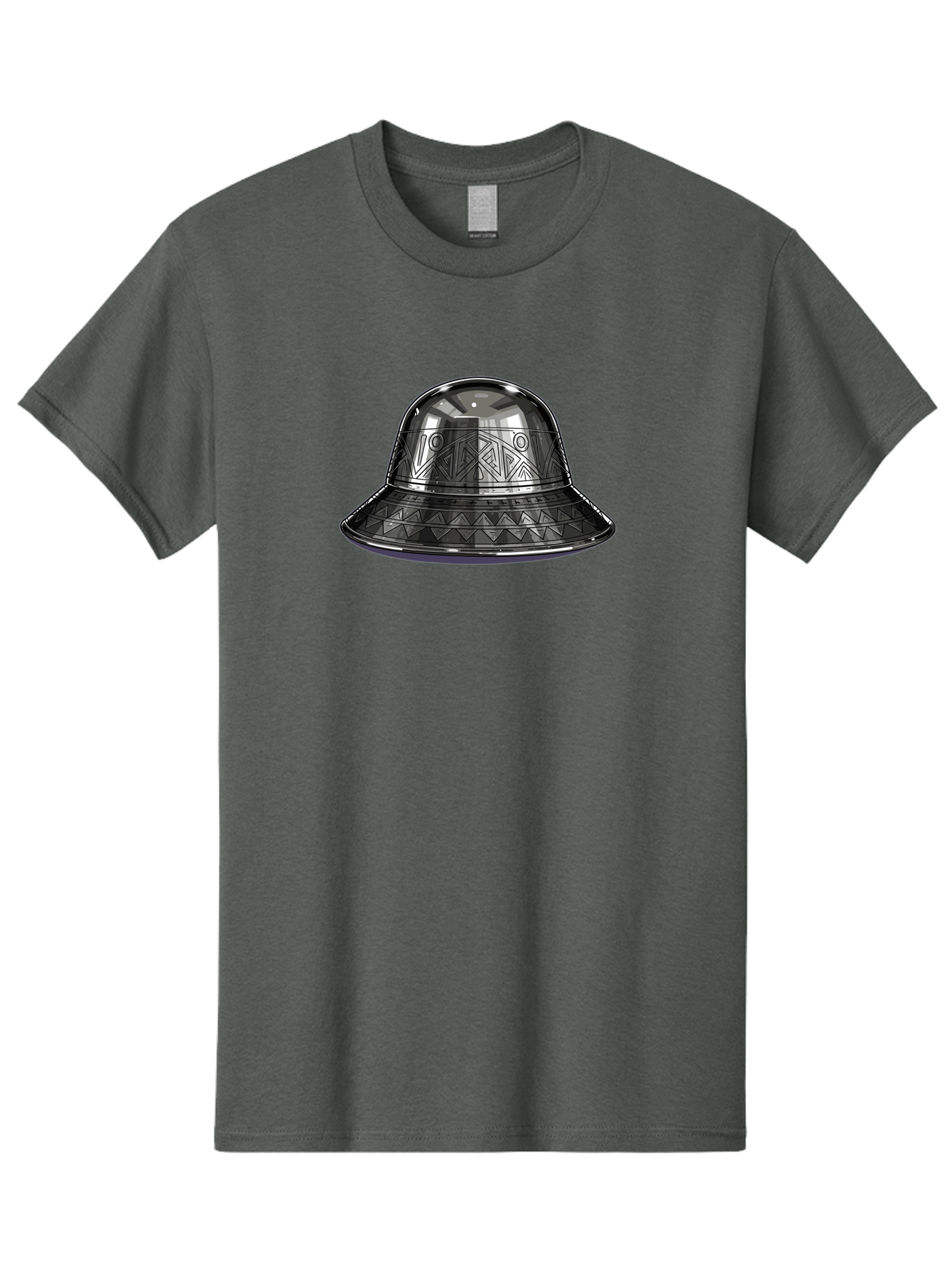 Metallic-Dome-Shaped-Object Men'S Graphic Tee, 100% Cotton, Comfortable Casual Summer Wear, Machine Washable, Vintage Camera, Old Camera, Antique Camera, Black Camera, Classic Photography, Photography Equipment, Nostalgic Device, Film Camera, Bag777