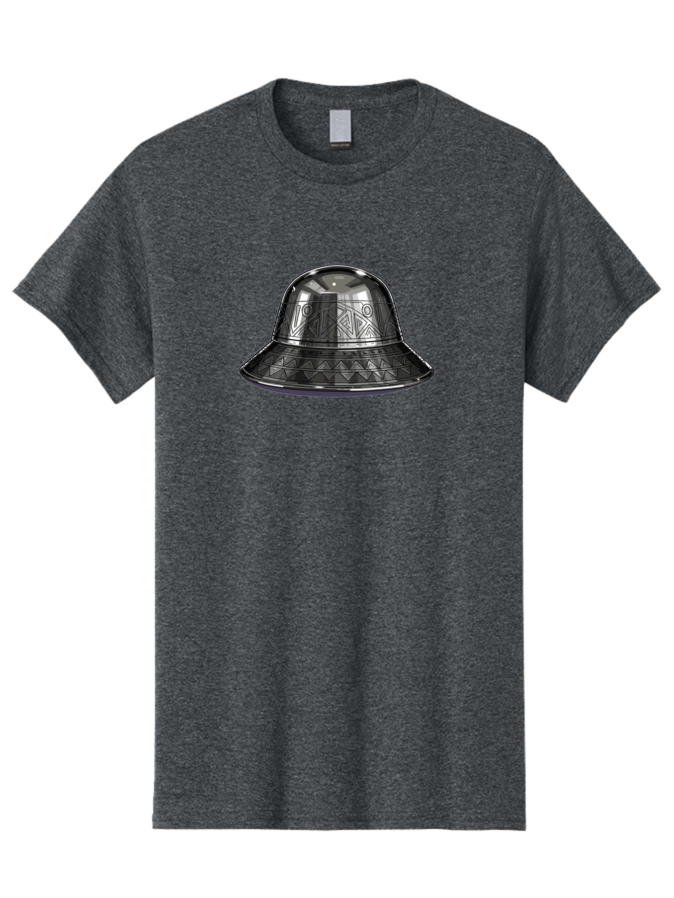 Metallic-Dome-Shaped-Object Men'S Graphic Tee, 100% Cotton, Comfortable Casual Summer Wear, Machine Washable, Vintage Camera, Old Camera, Antique Camera, Black Camera, Classic Photography, Photography Equipment, Nostalgic Device, Film Camera, Bag777