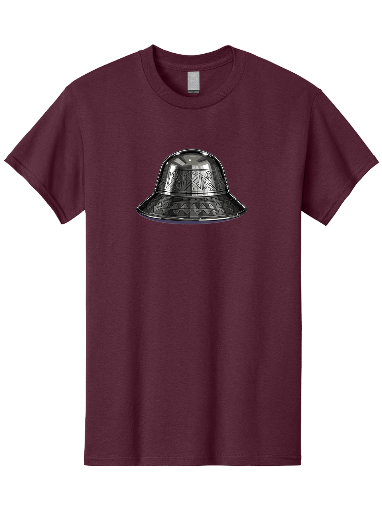 Metallic-Dome-Shaped-Object Men'S Graphic Tee, 100% Cotton, Comfortable Casual Summer Wear, Machine Washable, Vintage Camera, Old Camera, Antique Camera, Black Camera, Classic Photography, Photography Equipment, Nostalgic Device, Film Camera, Bag777