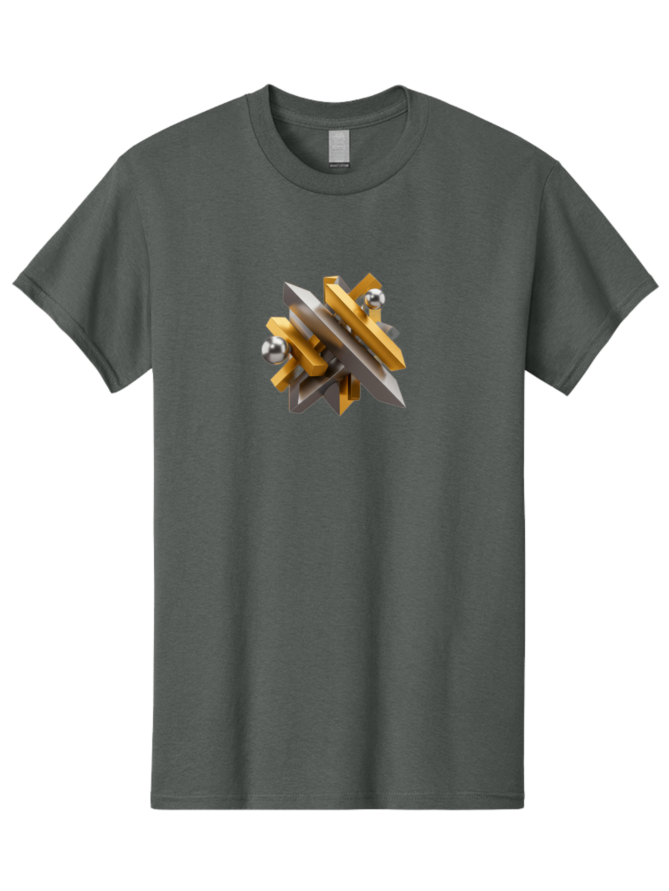 Metallic-Geometric-Shapes Men'S Graphic Tee, 100% Cotton, Comfortable Casual Summer Wear, Machine Washable, Vintage Camera, Old Camera, Antique Camera, Black Camera, Classic Photography, Photography Equipment, Nostalgic Device, Film Camera, Bag779